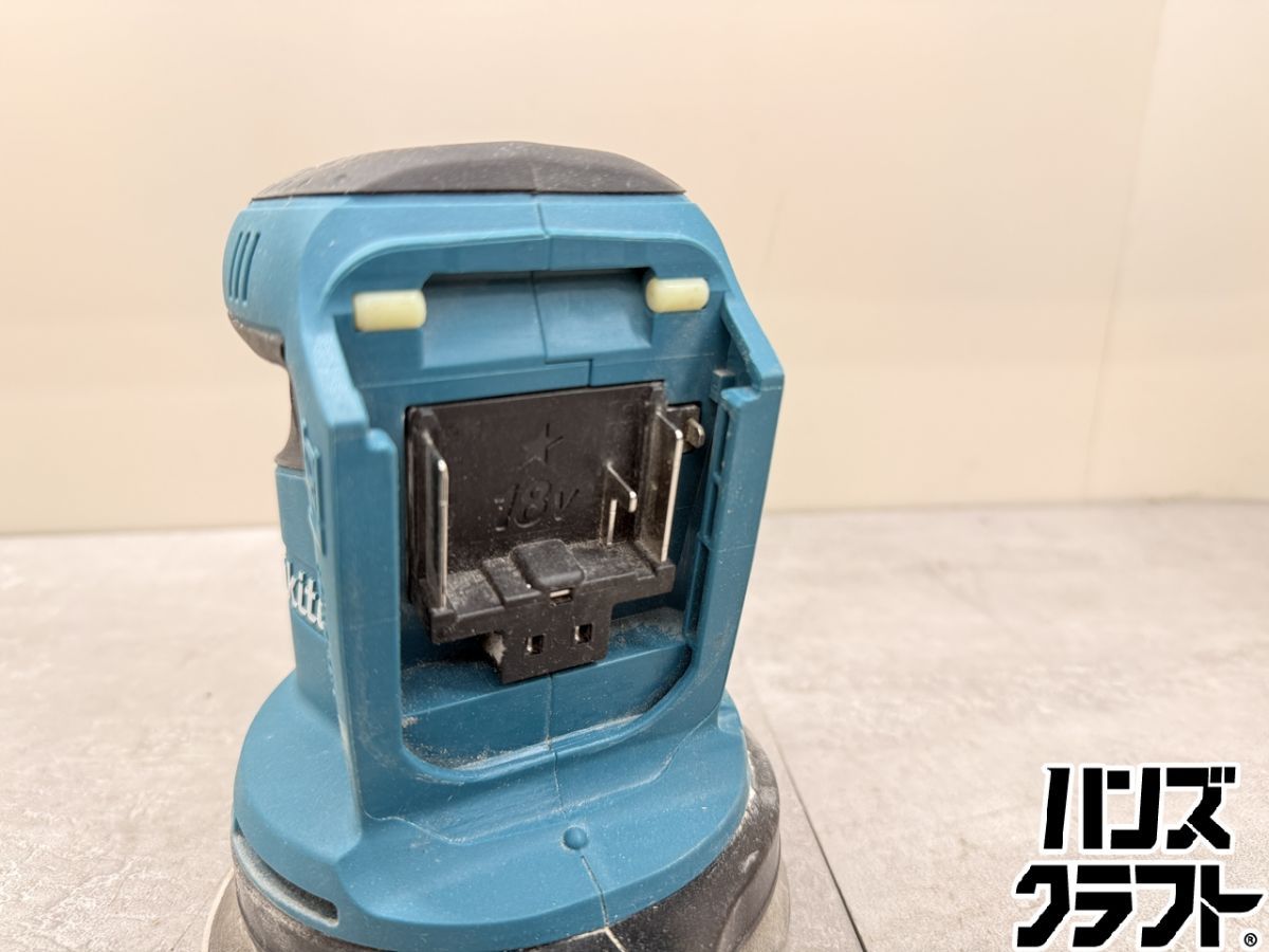 ♪ makita 125mmランダムオービットサンダ BO180D 18V 本体のみ マキタ 