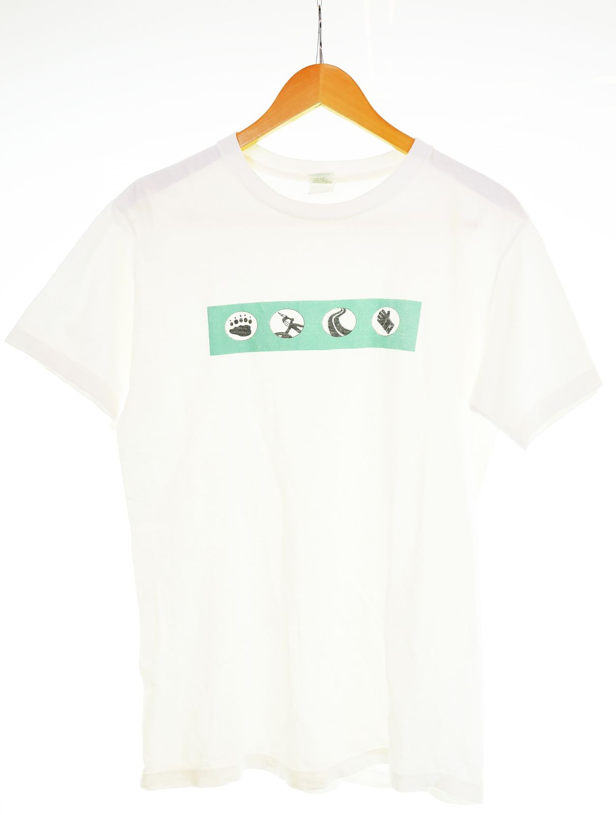 パタゴニア PATAGONIA 90s USA製 Beneficial T's Tシャツ ホワイト S