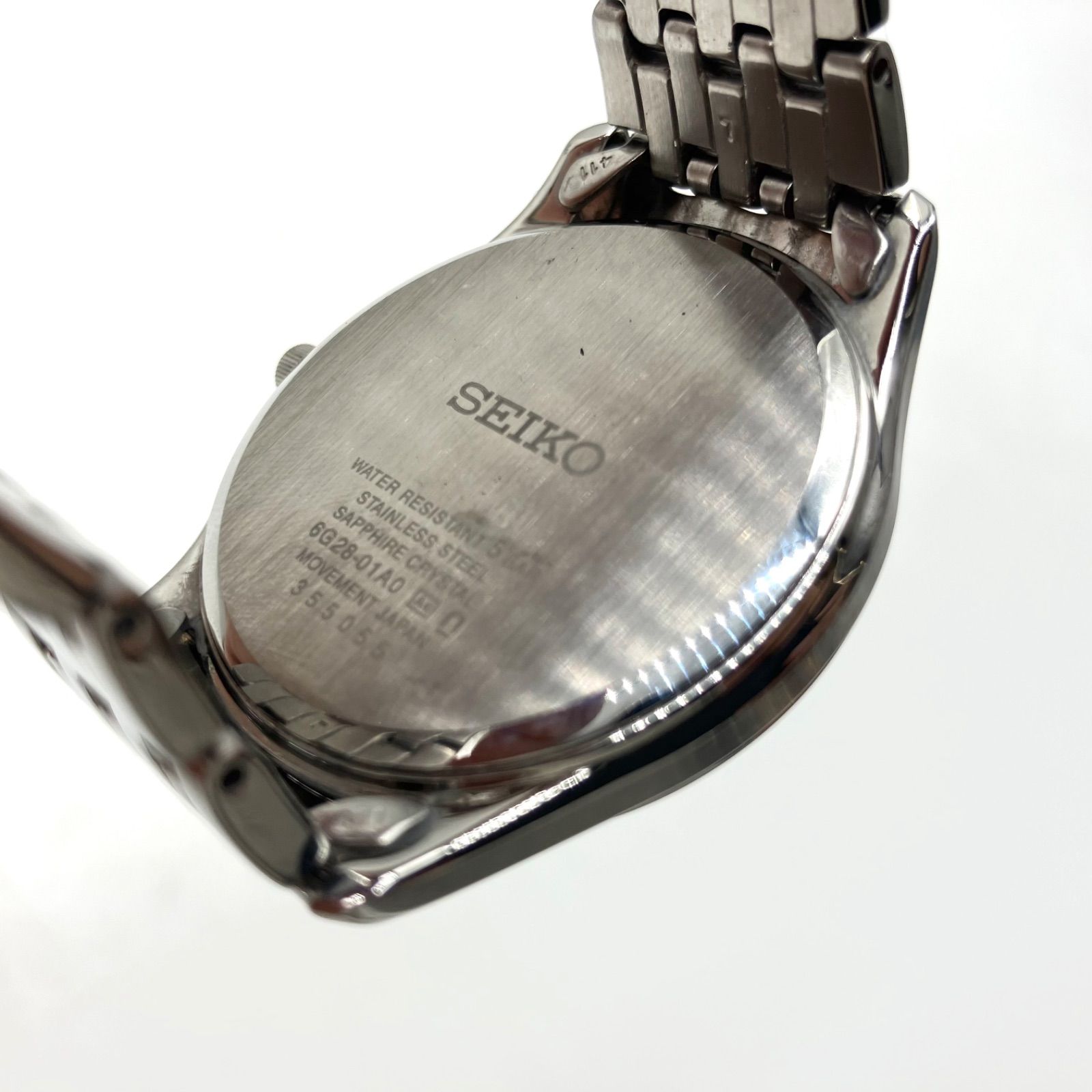 FA584【お買い得】SEIKO 腕時計 メンズ シルバー ローマ数字 - メルカリ