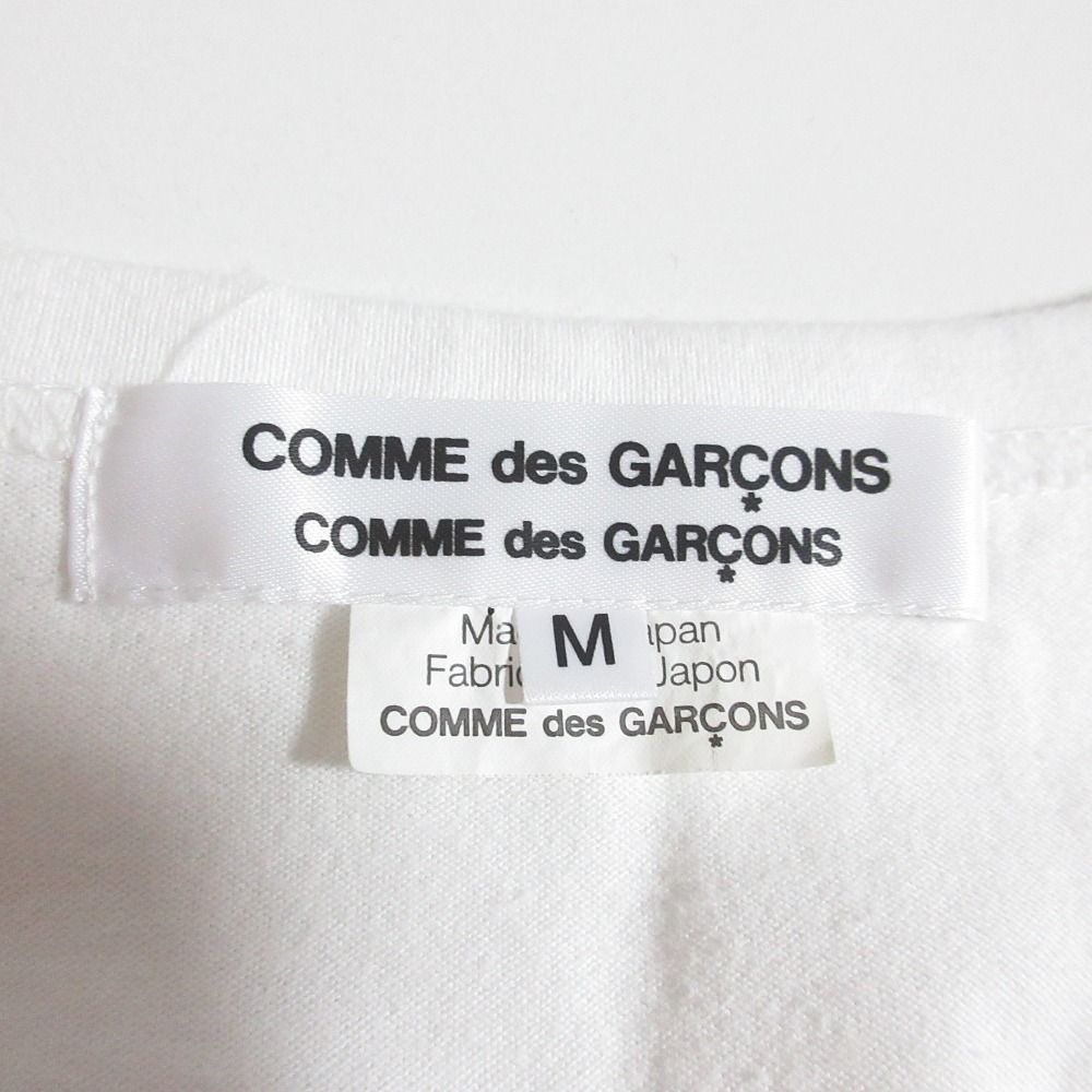 美品 AD2012 COMME des GARCONS COMME des GARCONS コムデギャルソン コムコム フラワープリントTシャツ RK-T008 M ホワイト レディース 古着 中古 USED 美品 AD2012 COMME des GARCONS COMME des GARCONS コムデギャルソン