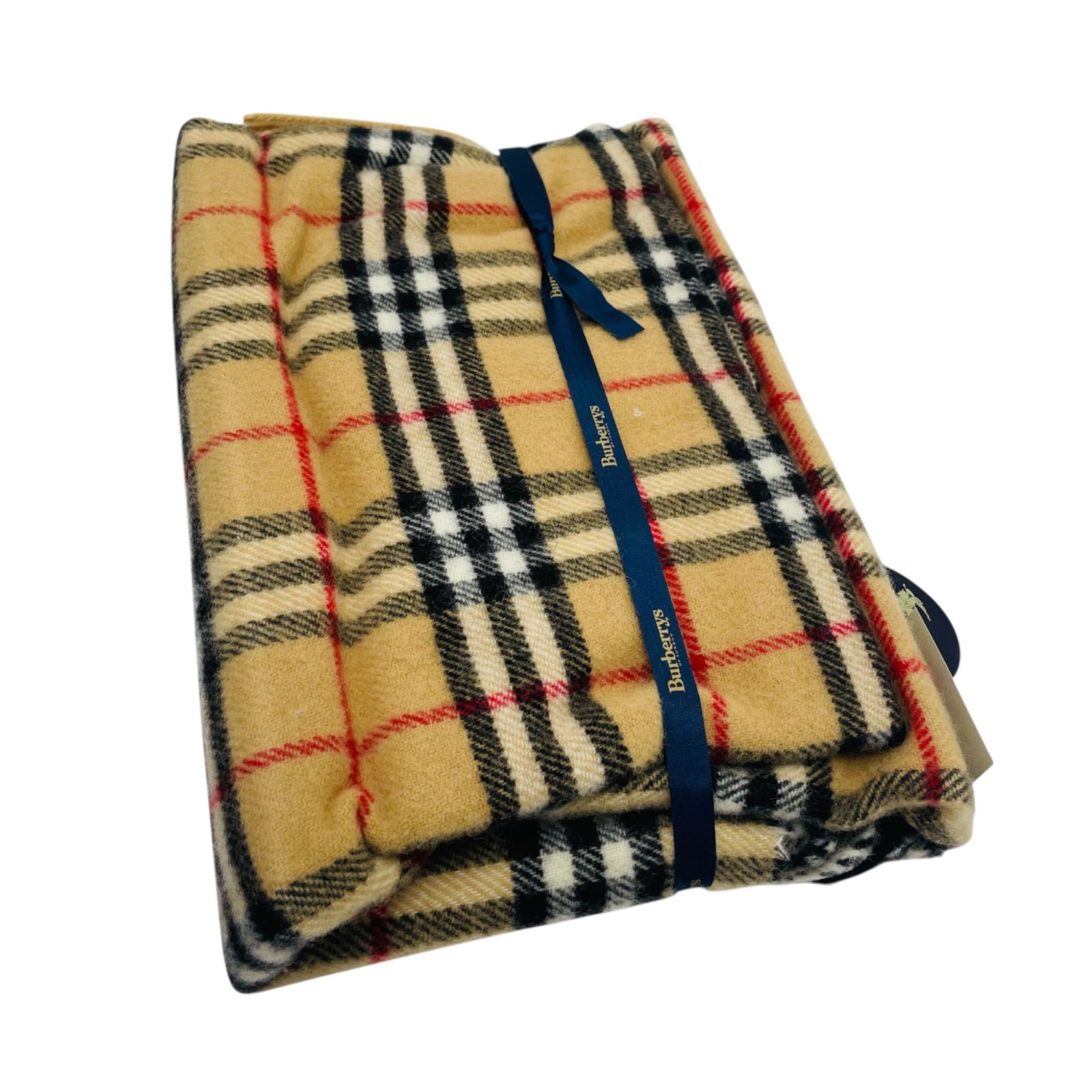 BURBERRY バーバリー 西川産業 ウールひざ掛け 肩掛け 【公式通販】