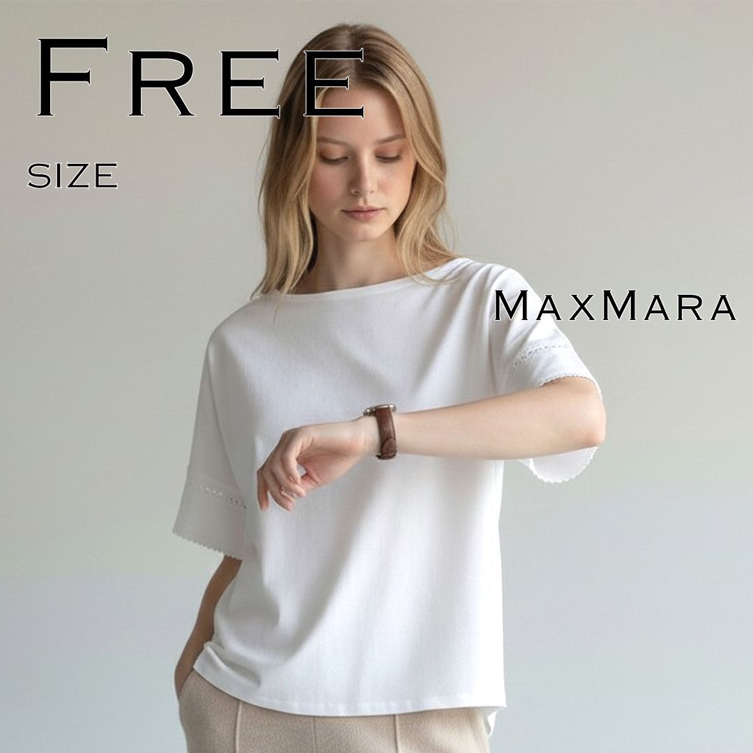 極美品】Weekend Max Maraウィークエンド マックスマーラ 袖レース 