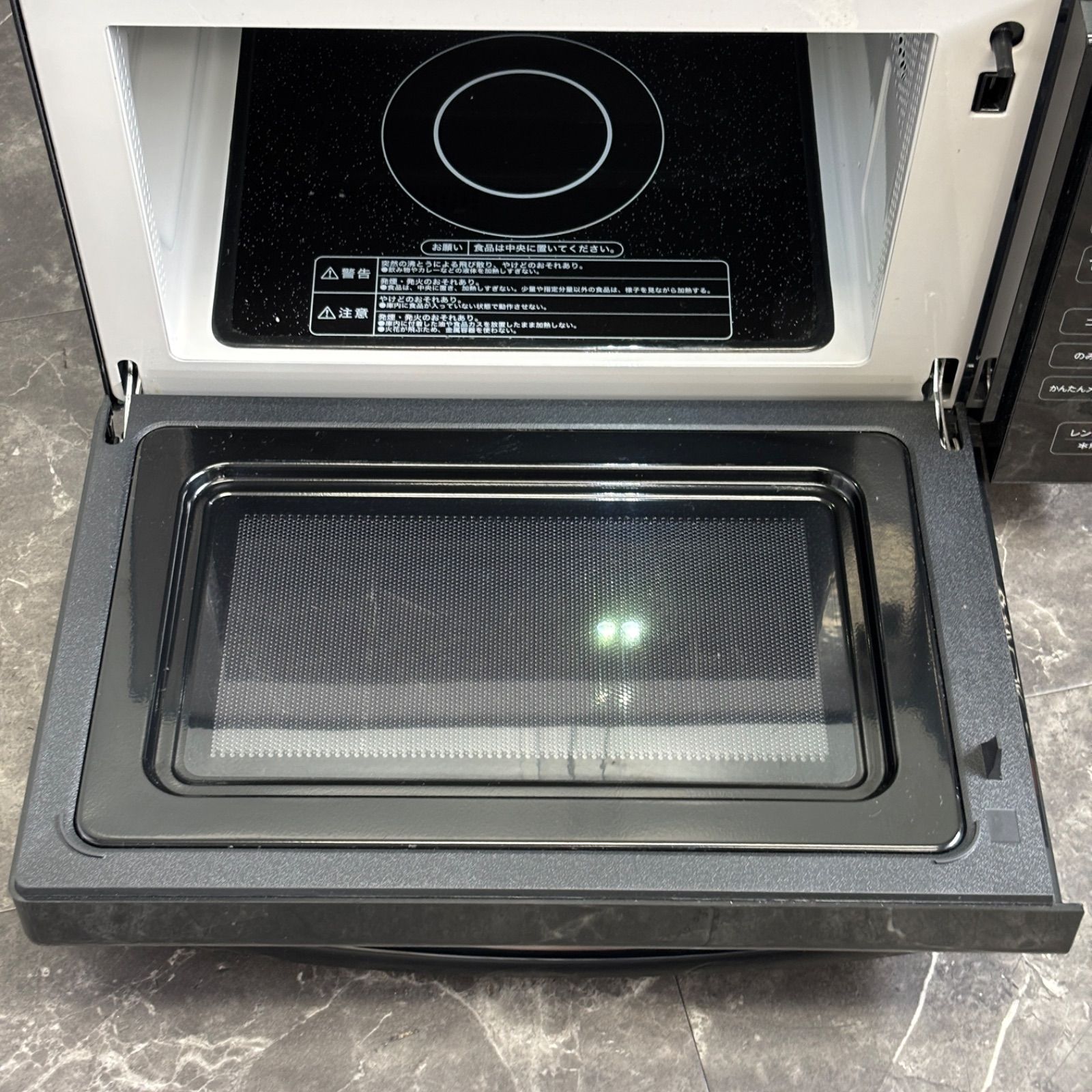 ◇【美品 2023年製】Haier JM-FH18NJ 電子レンジ 2023年製 フラット庫