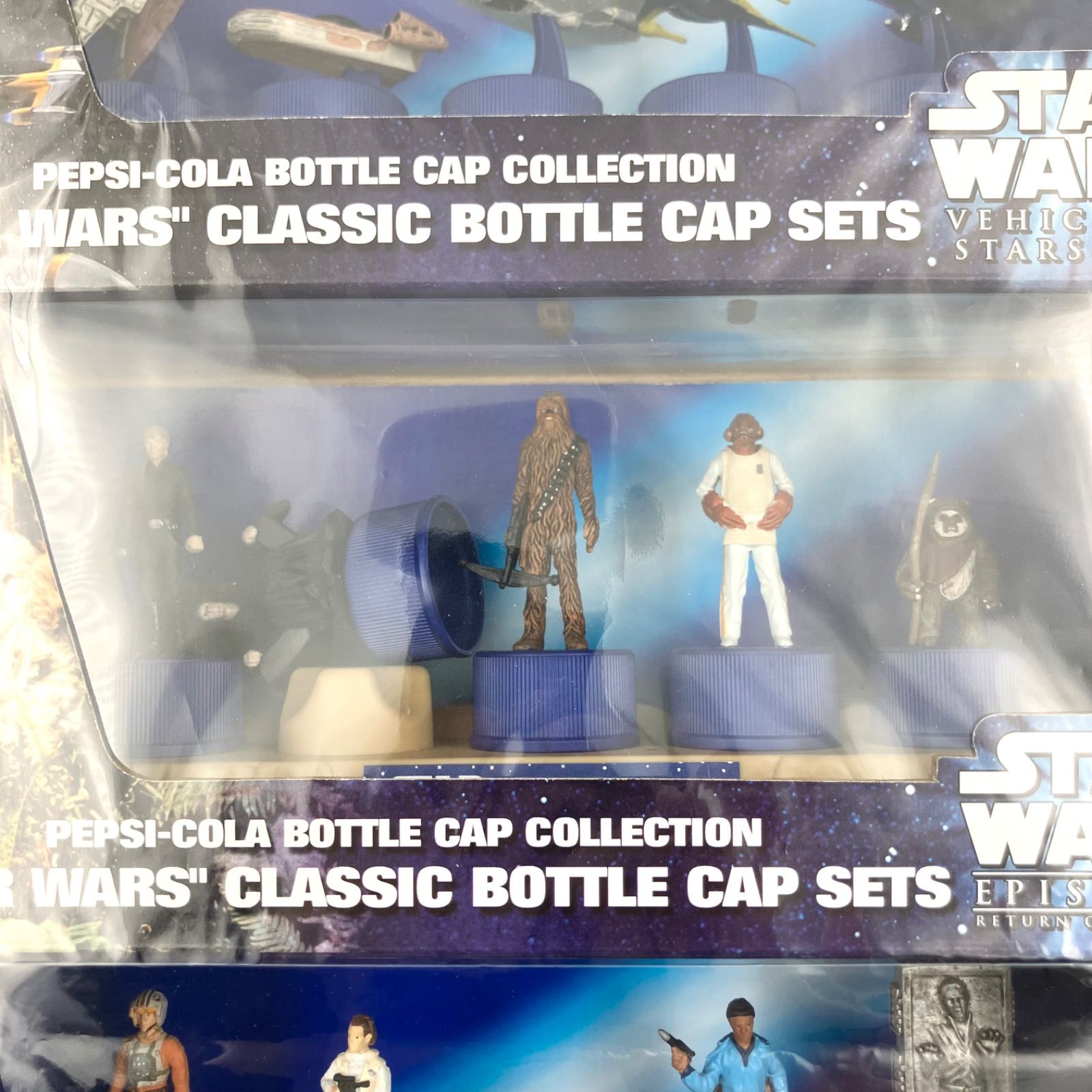 PEPSI ペプシ STAR WARS スターウォーズ CLASSIC BOTTLE CAP SETS 9箱 