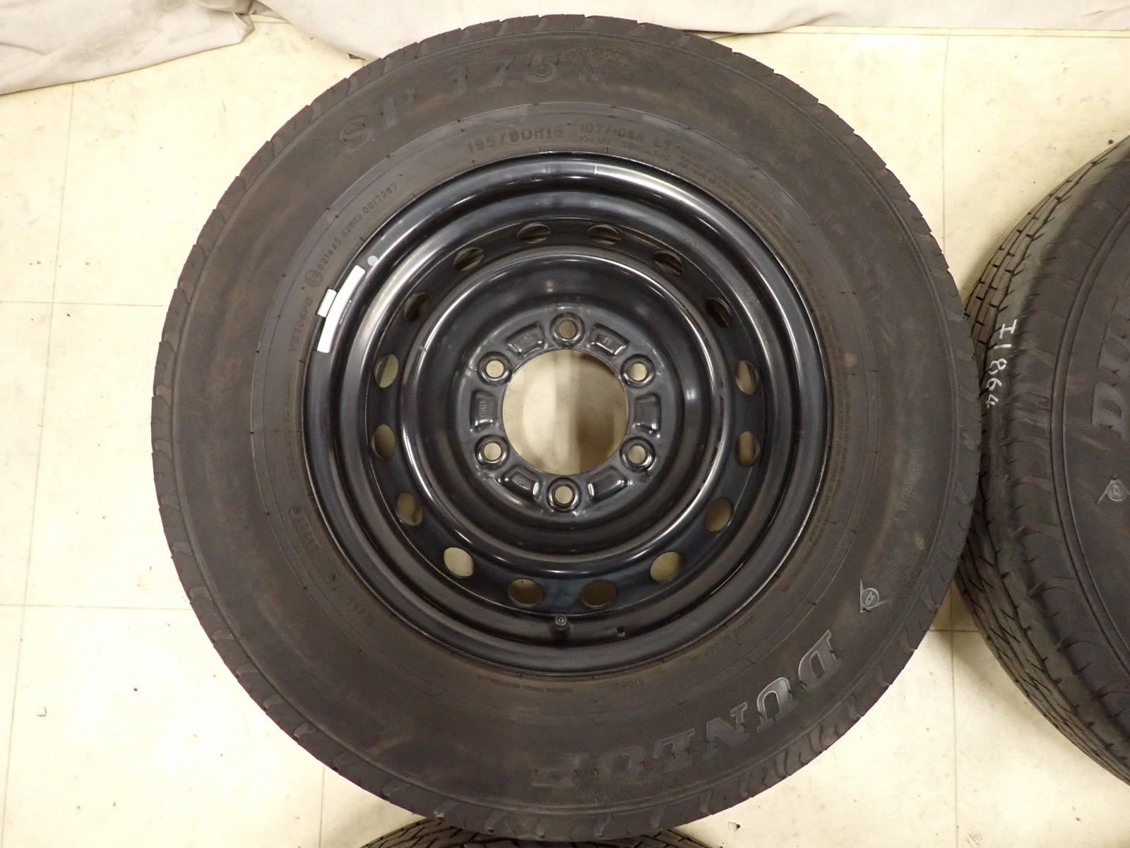 夏4本SET 会社宛送料無料 195/80R15×6J 107/105 LT ダンロップ SP175N 
