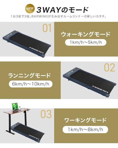 BARWING(バーウィング) ランニングパット ルームランナー ハンドル 