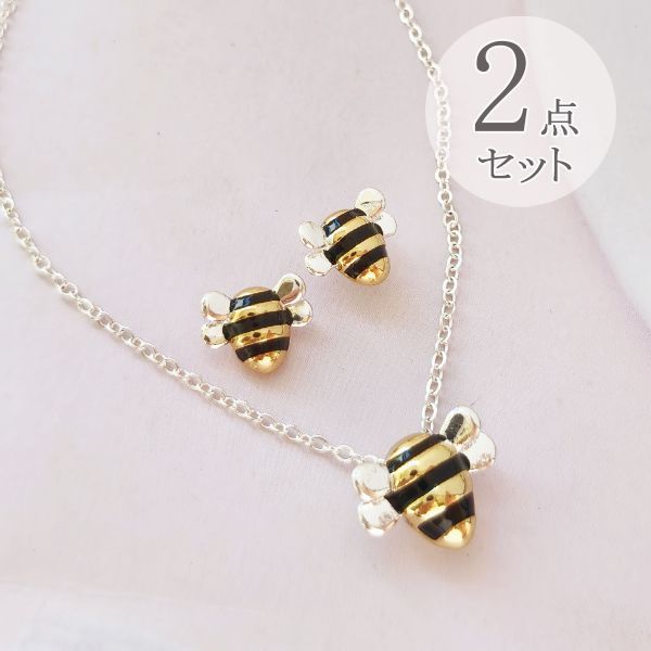 Bijou de M ミニミツバチピアス　イエロー&グリーン 2個セット ☆Bijou de M プチみつばちピアス（ペリドット）☆ビジュードM - メルカリ