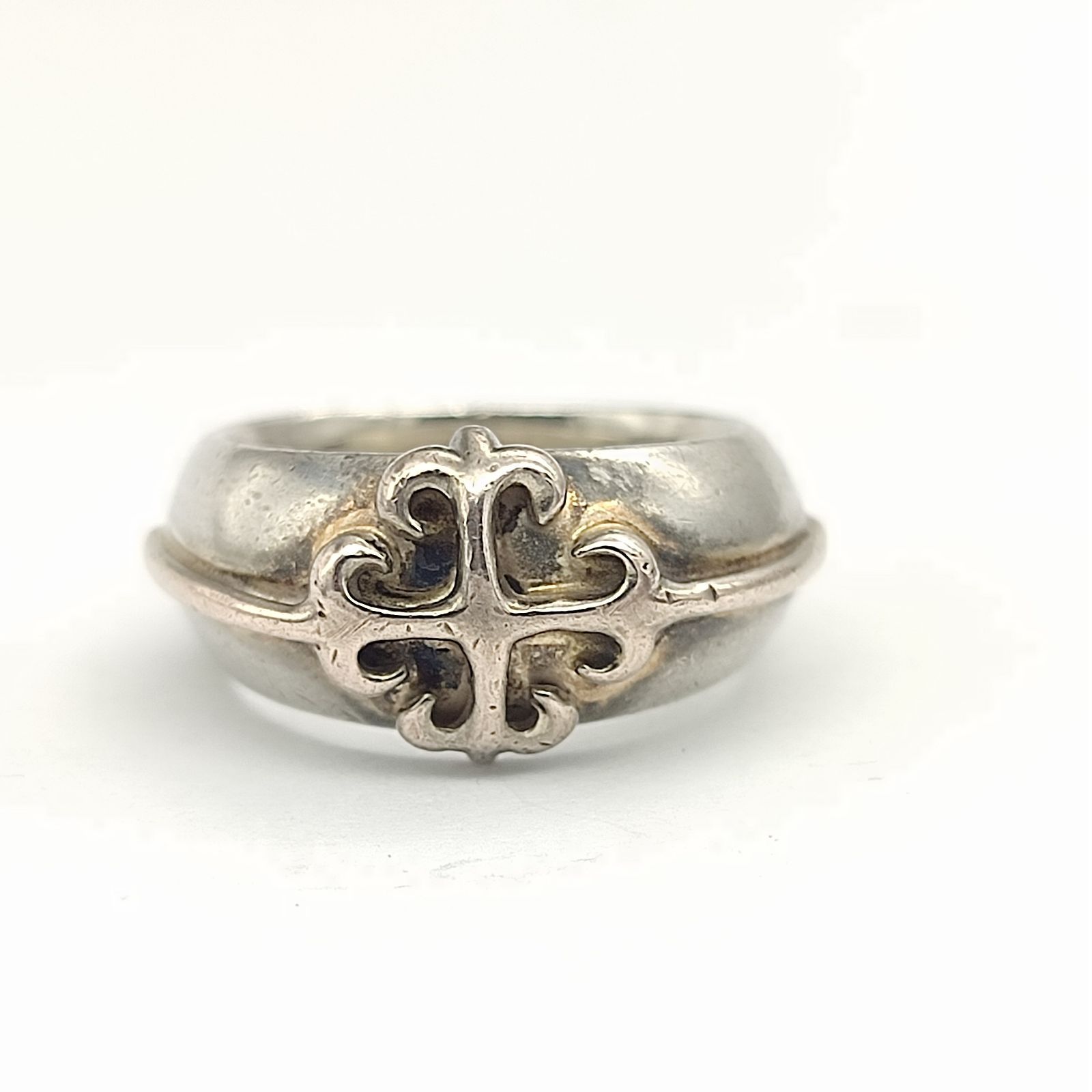 Libra（リブラ）シルバーアクセサリーX線鑑定済み 美品】Libra Britannia リブラ クロスデザインリング 2000 シルバー925