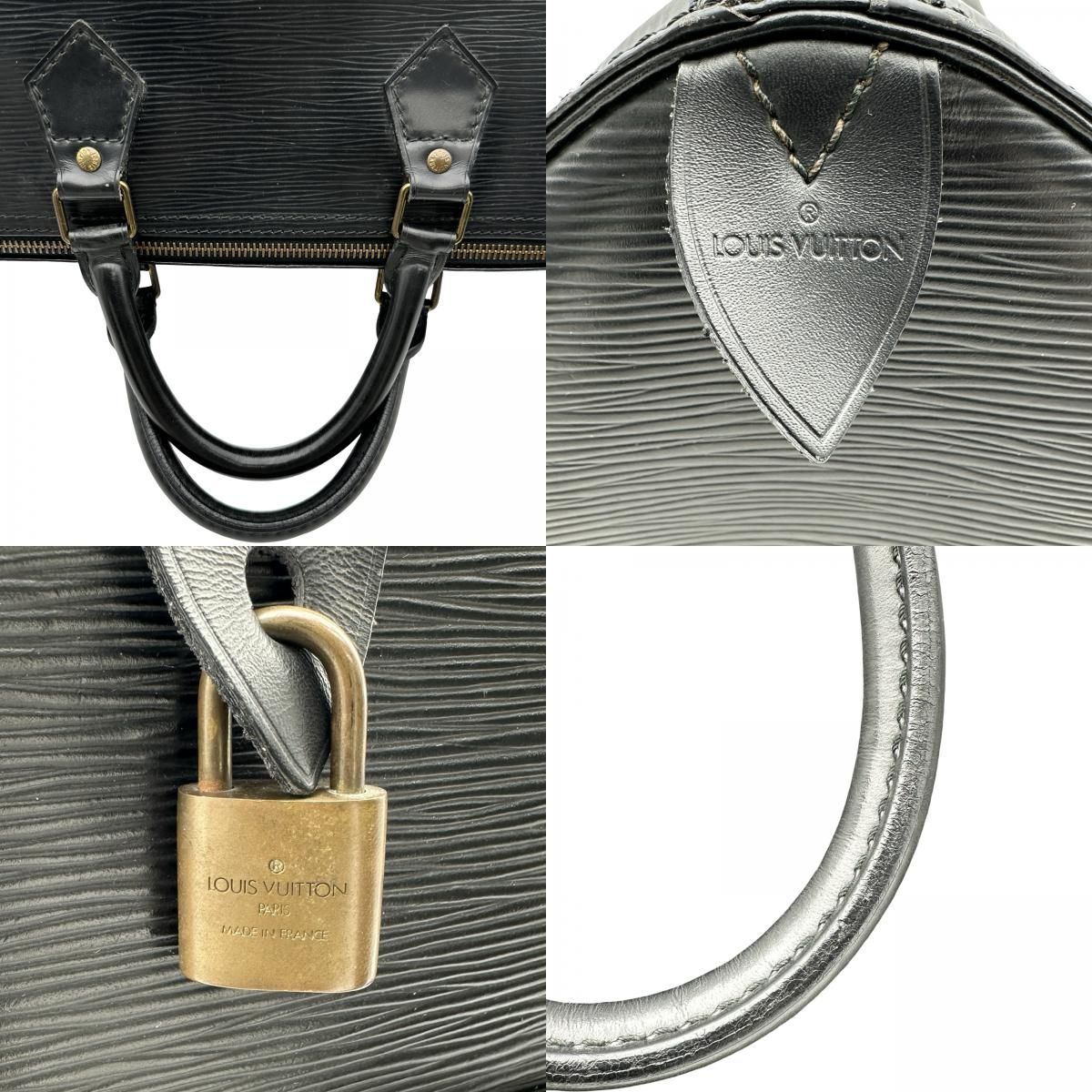 ルイ・ヴィトン LOUIS VUITTON スピーディ40 M42982 ノワール エピ 