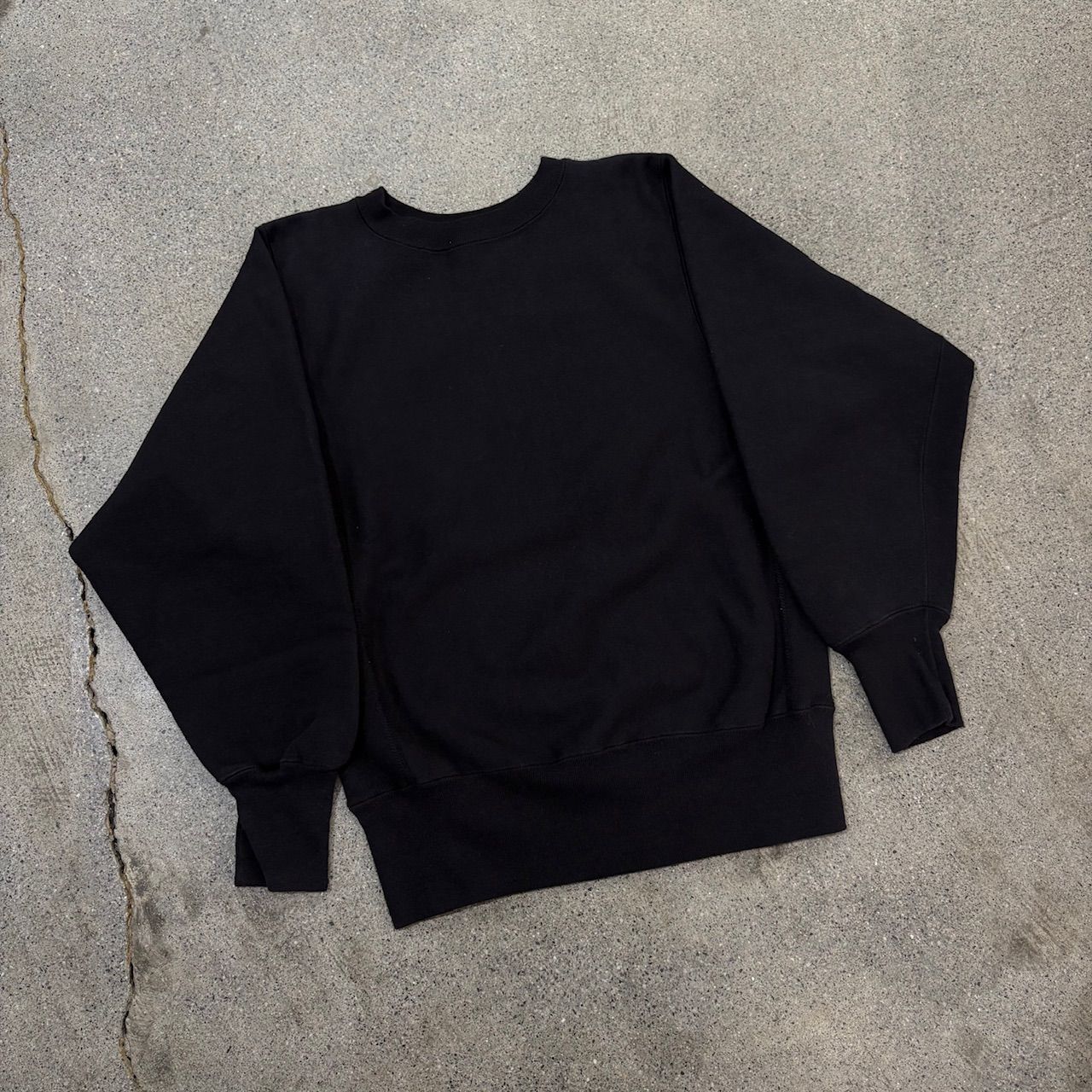 Champion】90s Reverse Weave Black Small 