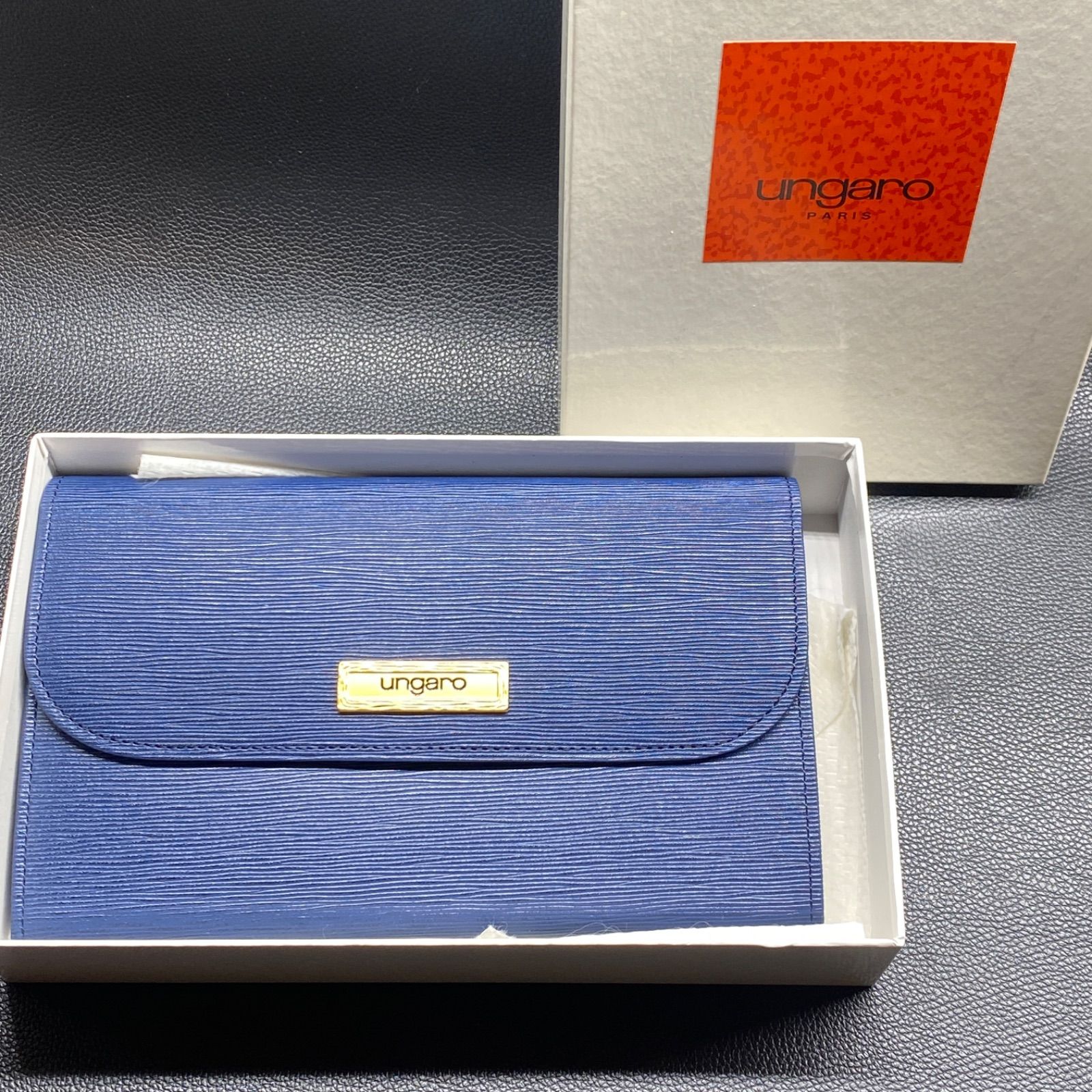ウンガロ UNGARO 財布 ブルー 青 レディース メンズ - メルカリ