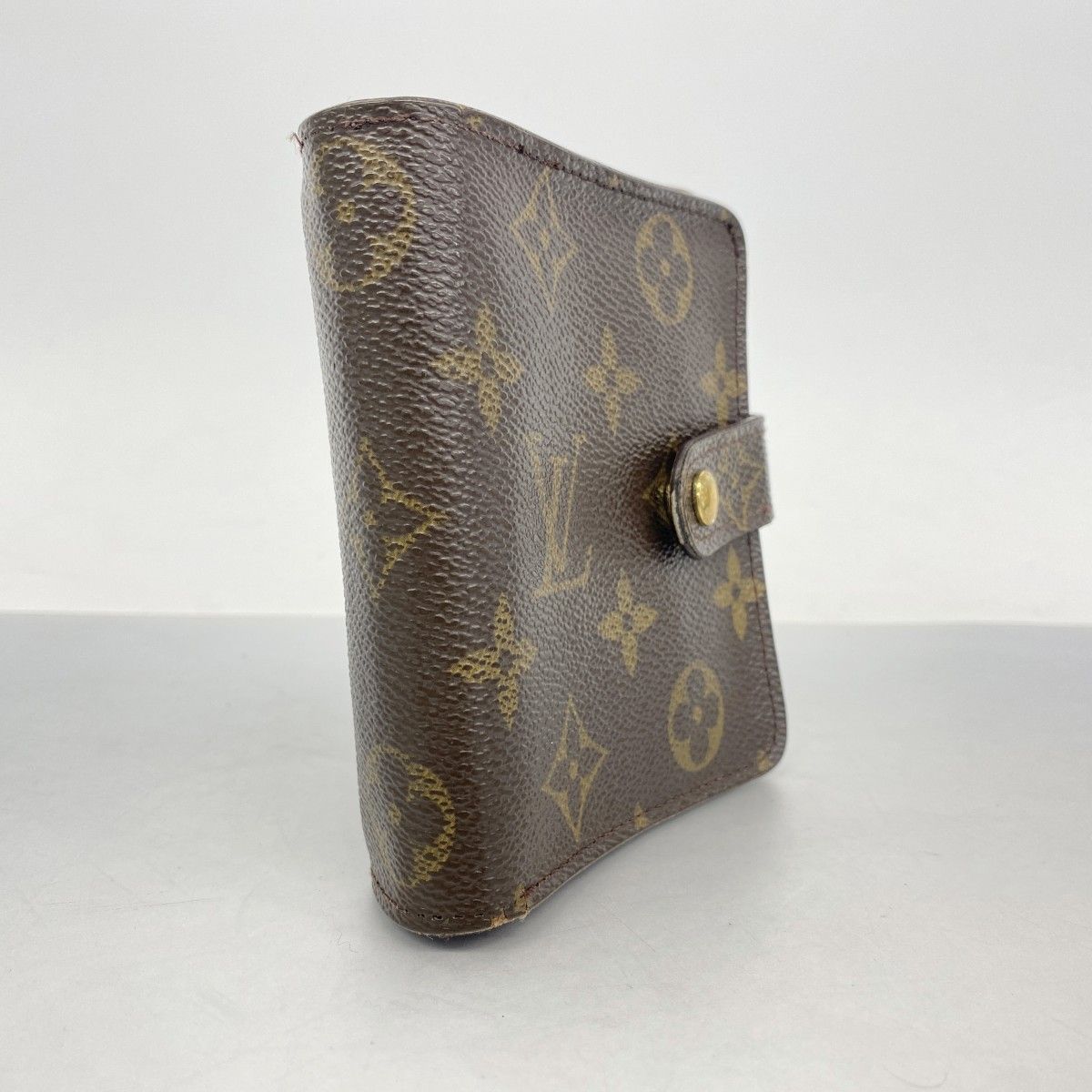 ★SALE【6db1933】ルイヴィトン 財布 モノグラム コンパクトジップ M61667 ブラウン【中古】レディース 楽天市場】【ローン60回払い無金利】【中古】 ルイ ヴィトン LOUIS