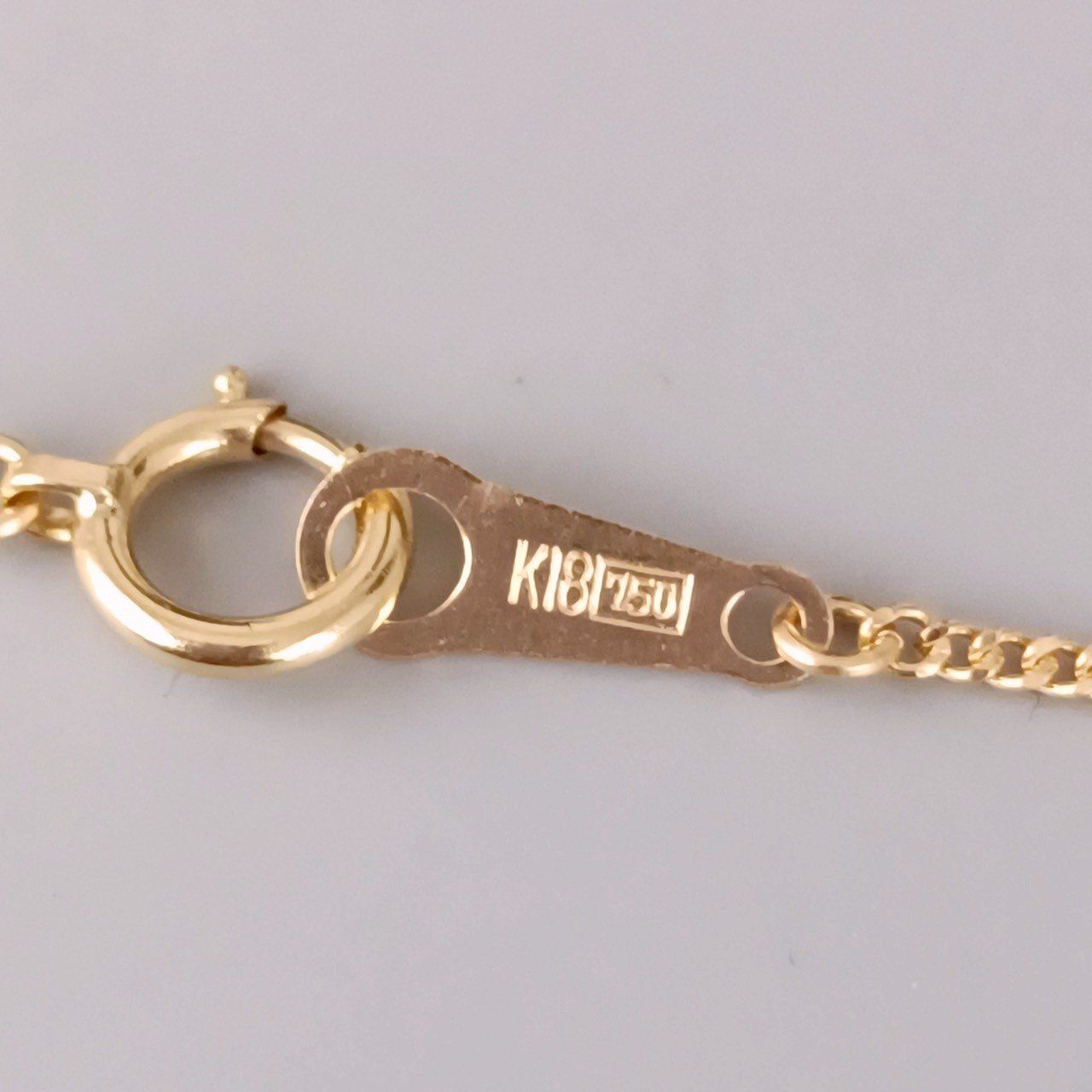 18金 K18 男女兼用 喜平ネックレス 2.25g 40㎝ Z781 - メルカリ