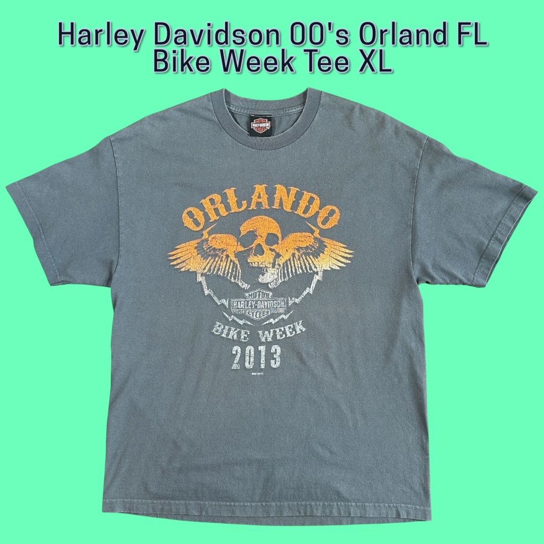 Harley Davidson 00's Orland FL Bike Week Tee XL 10,212円