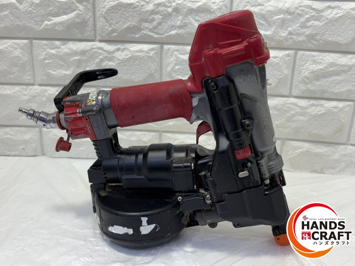 ▽【中古】MAX HV-R32G1 高圧ねじ打機 ターボドライバー 25〜32mm釘 