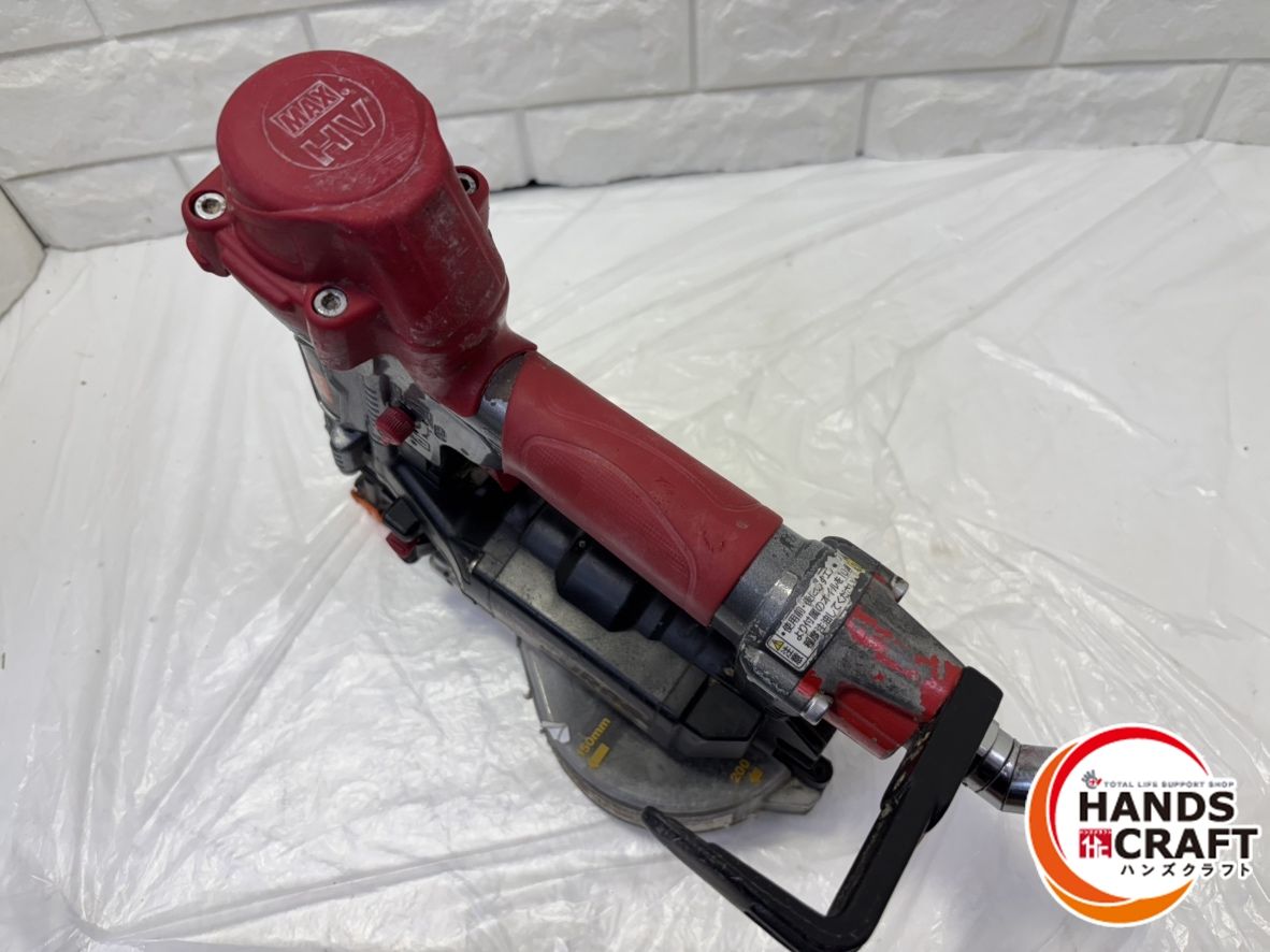 ▽【中古】MAX HV-R32G1 高圧ねじ打機 ターボドライバー 25〜32mm釘 