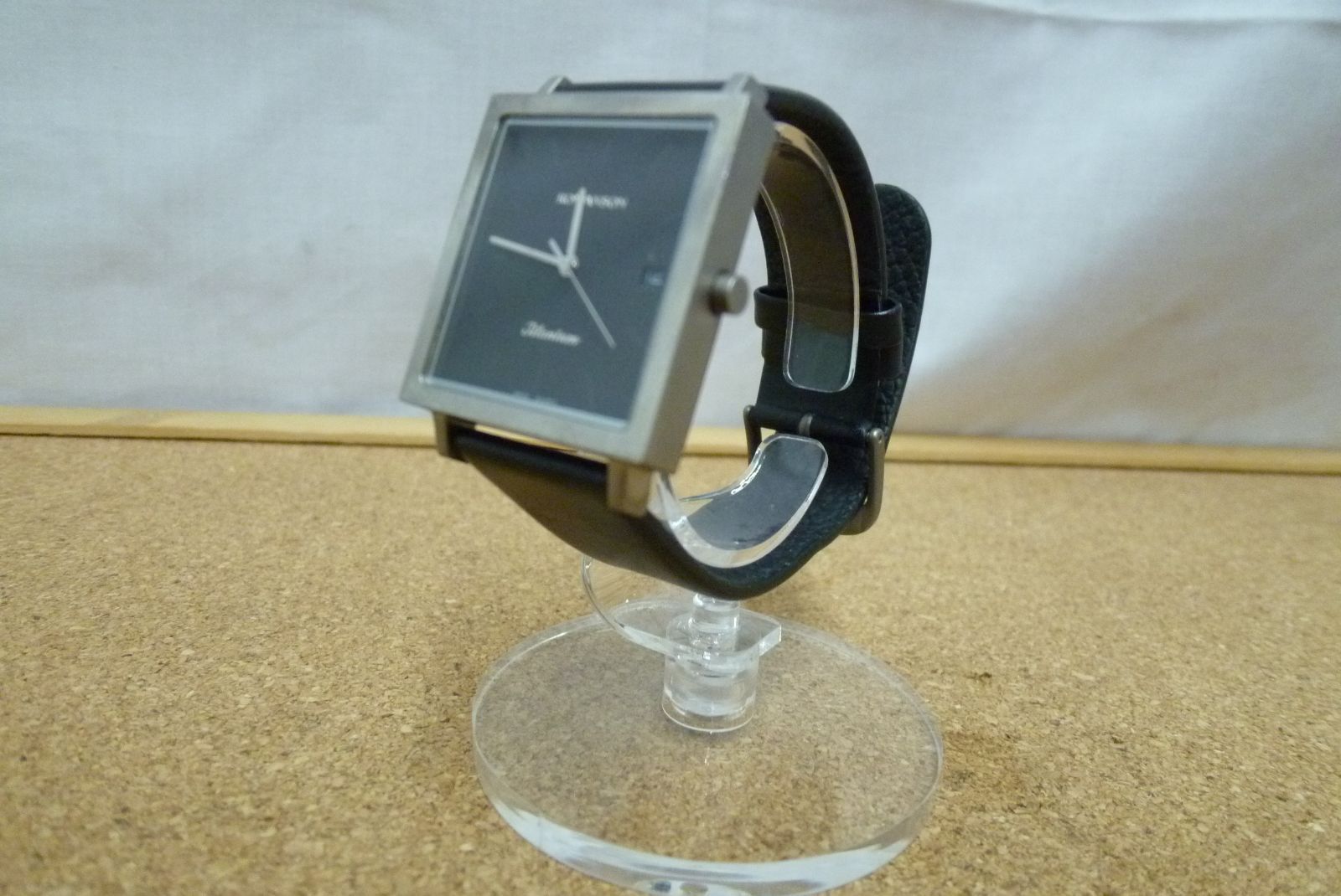 中古品 可動品 ROMANSON ロマンソン 腕時計 クォーツ チタニウム DL2133NM 2026年4月13日 SR920SW 電池交換済み
