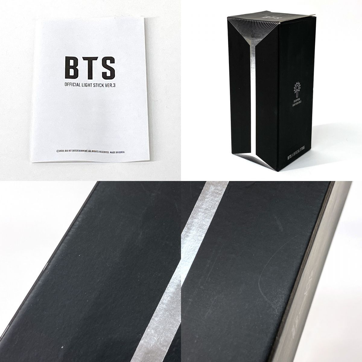 BTS OFFICIAL LIGHT STICK Ver.3 ペンライト アミボム ※中古 - メルカリ
