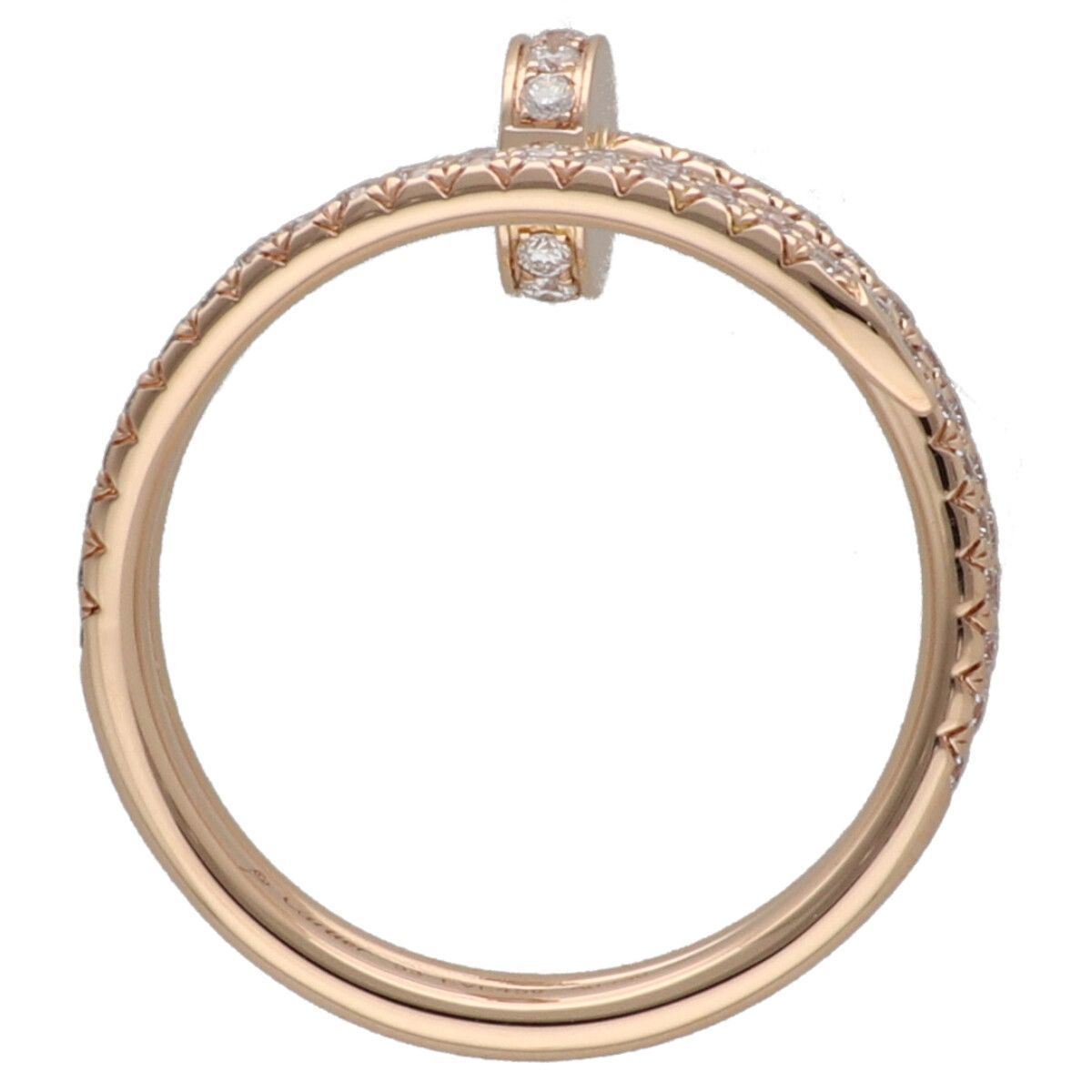 中古】 Cartier カルティエ ジュストアンクル リング ダブル 