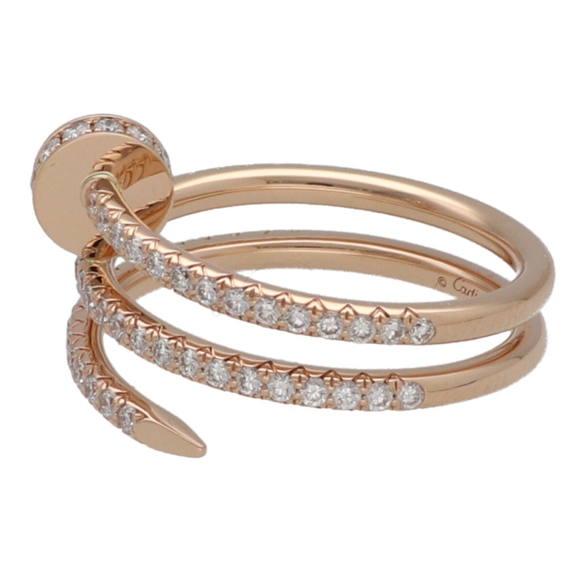 中古】 Cartier カルティエ ジュストアンクル リング ダブル 