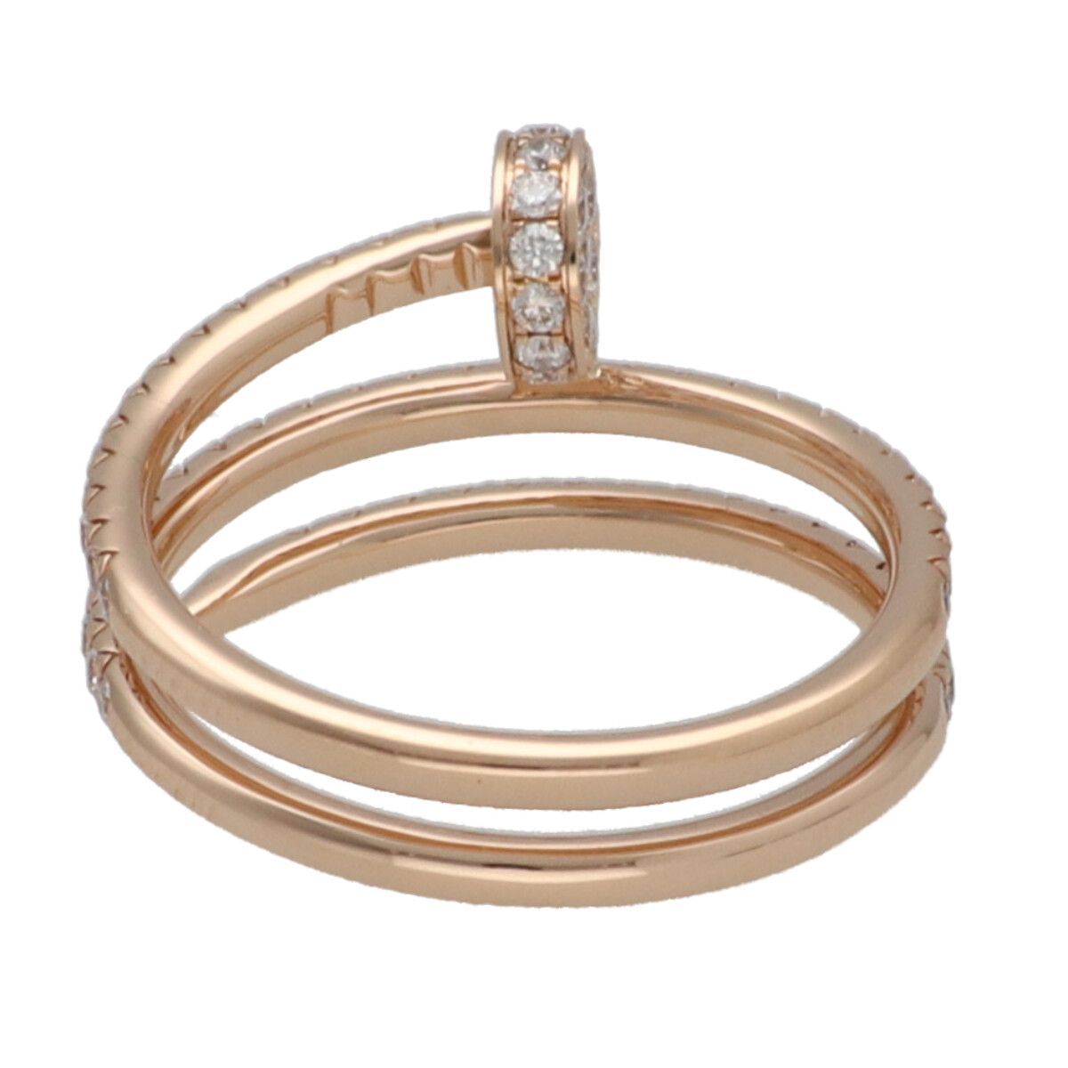 中古】 Cartier カルティエ ジュストアンクル リング ダブル 