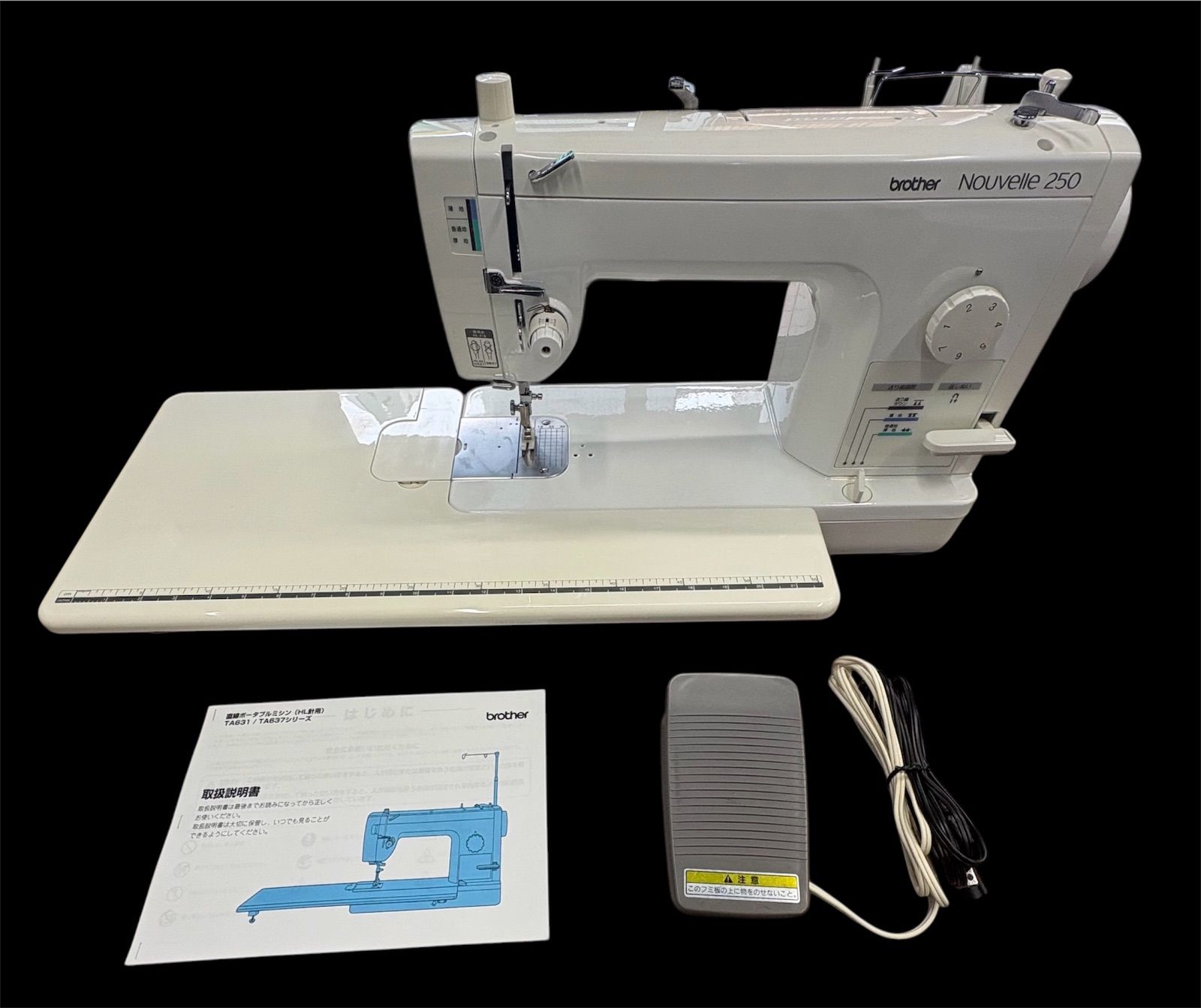 ブラザー職業用ミシン ヌーベル250 TA631 - メルカリ