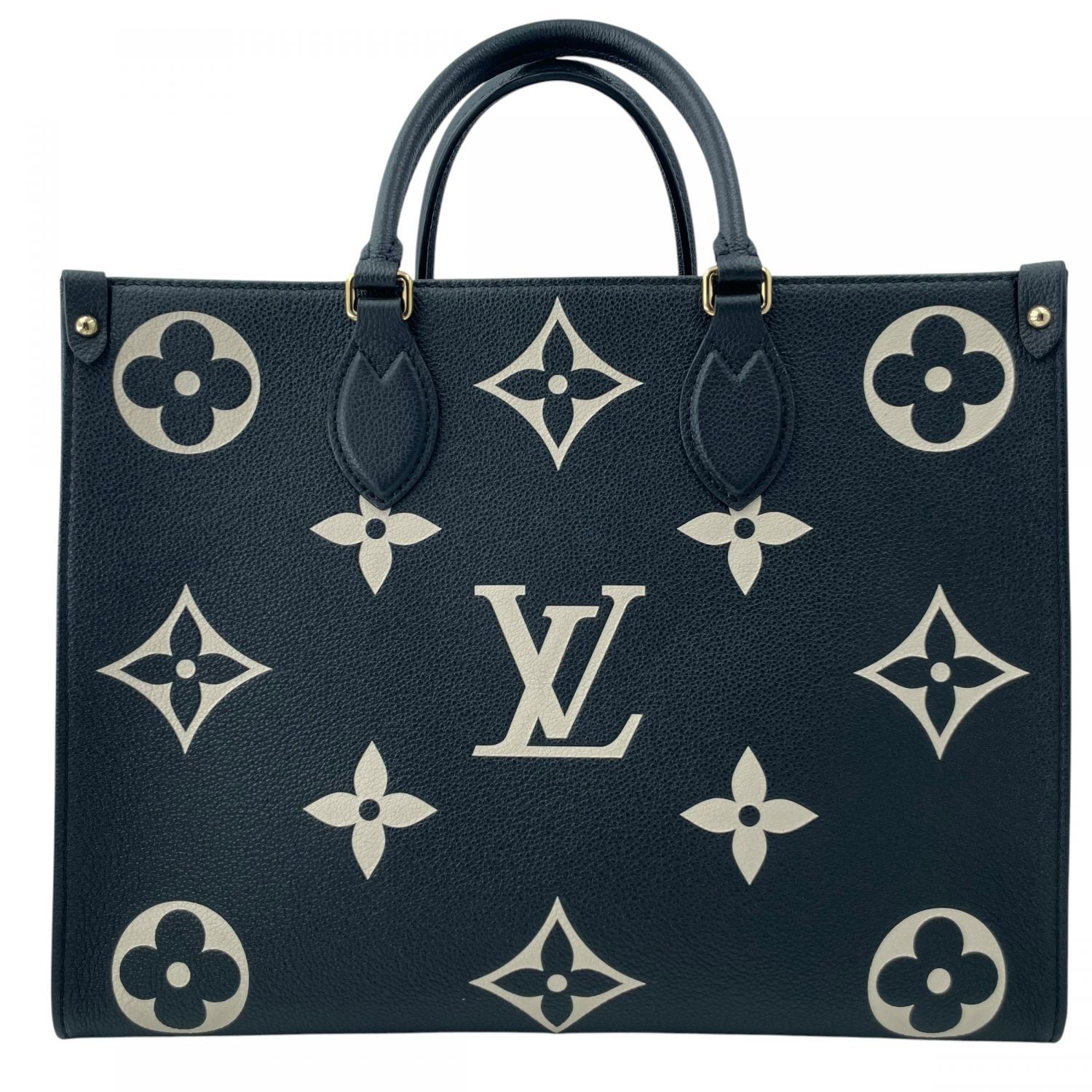 中古】 LOUIS VUITTON ルイ・ヴィトン オンザゴーMM バイカラー 