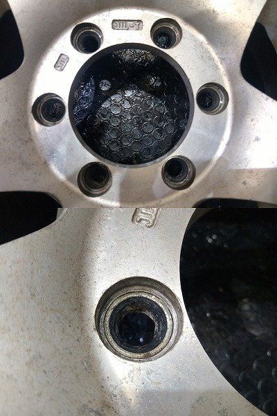 社外ホイール 15インチ 4本 8J6HPCD139.7-19 深リム ランクル等 