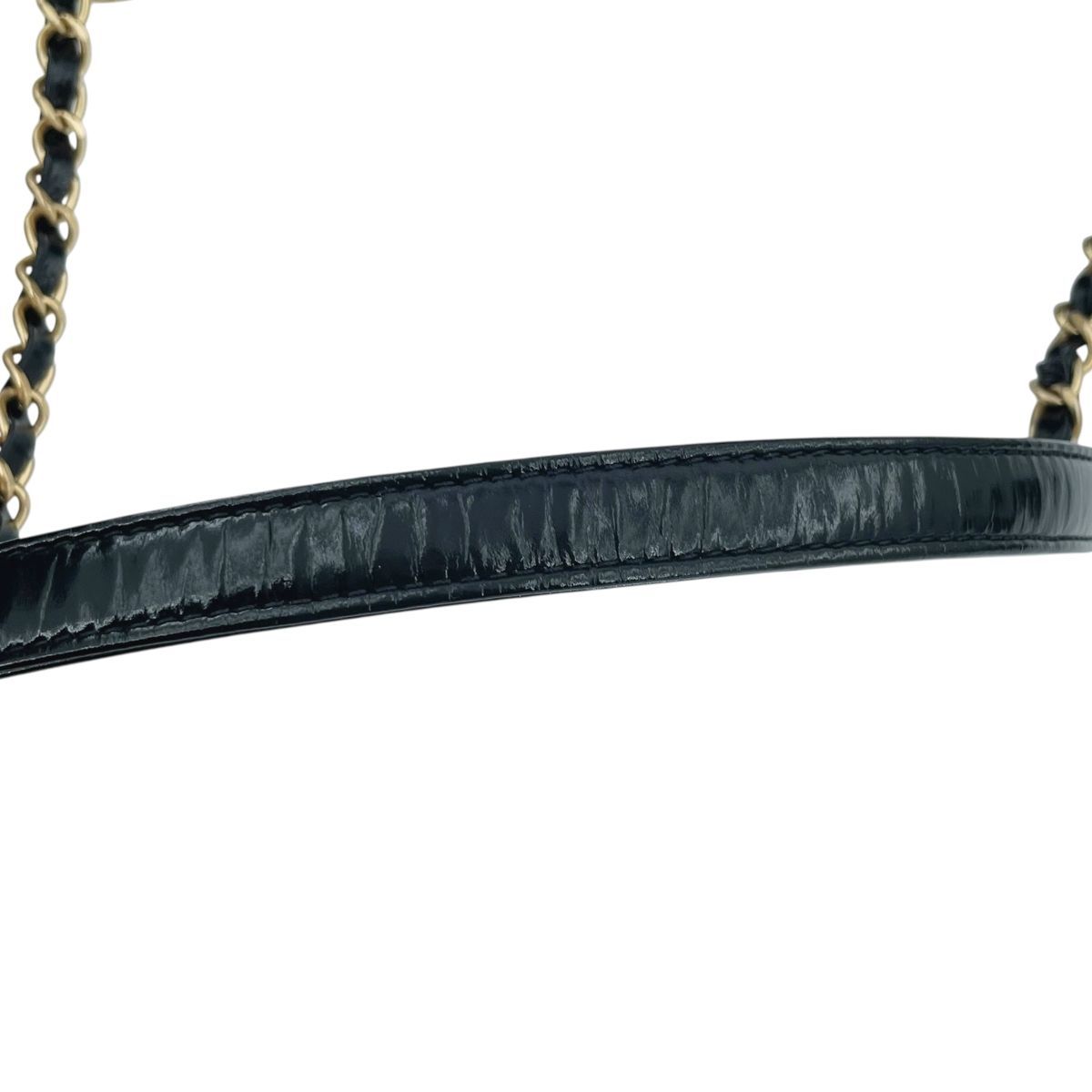 【中古】 CHANEL シャネル  マトラッセ ホーボー チェーンバッグ スモール ブラック 黒 シャイニーカーフ GP金具 AS3690 チェーンショルダーバッグ レディース  26007701 HO 中古】 CHANEL シャネル マトラッセ ホーボー チェーンバッグ スモール