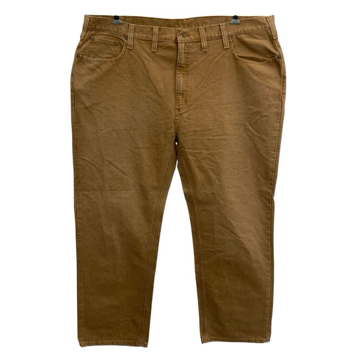 メキシコ製 Carhartt ダック ペインターパンツ W46 ライトブラウン