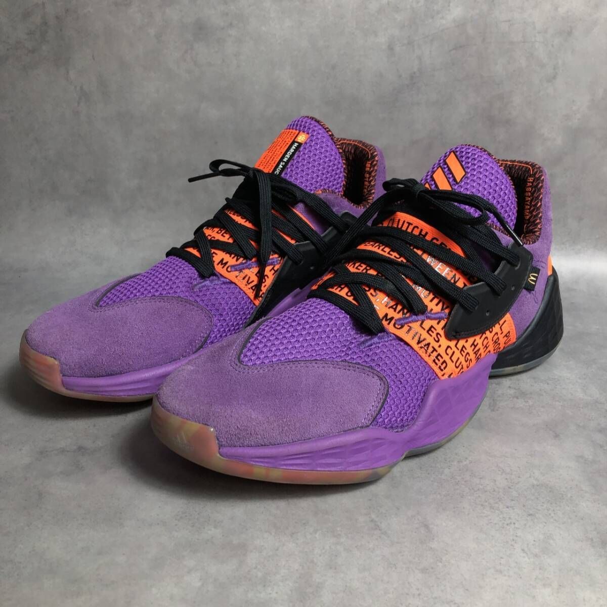 PQ316◇adidas : Harden Vol. 4 McDonald's FX2084◇29cm◇パープル系