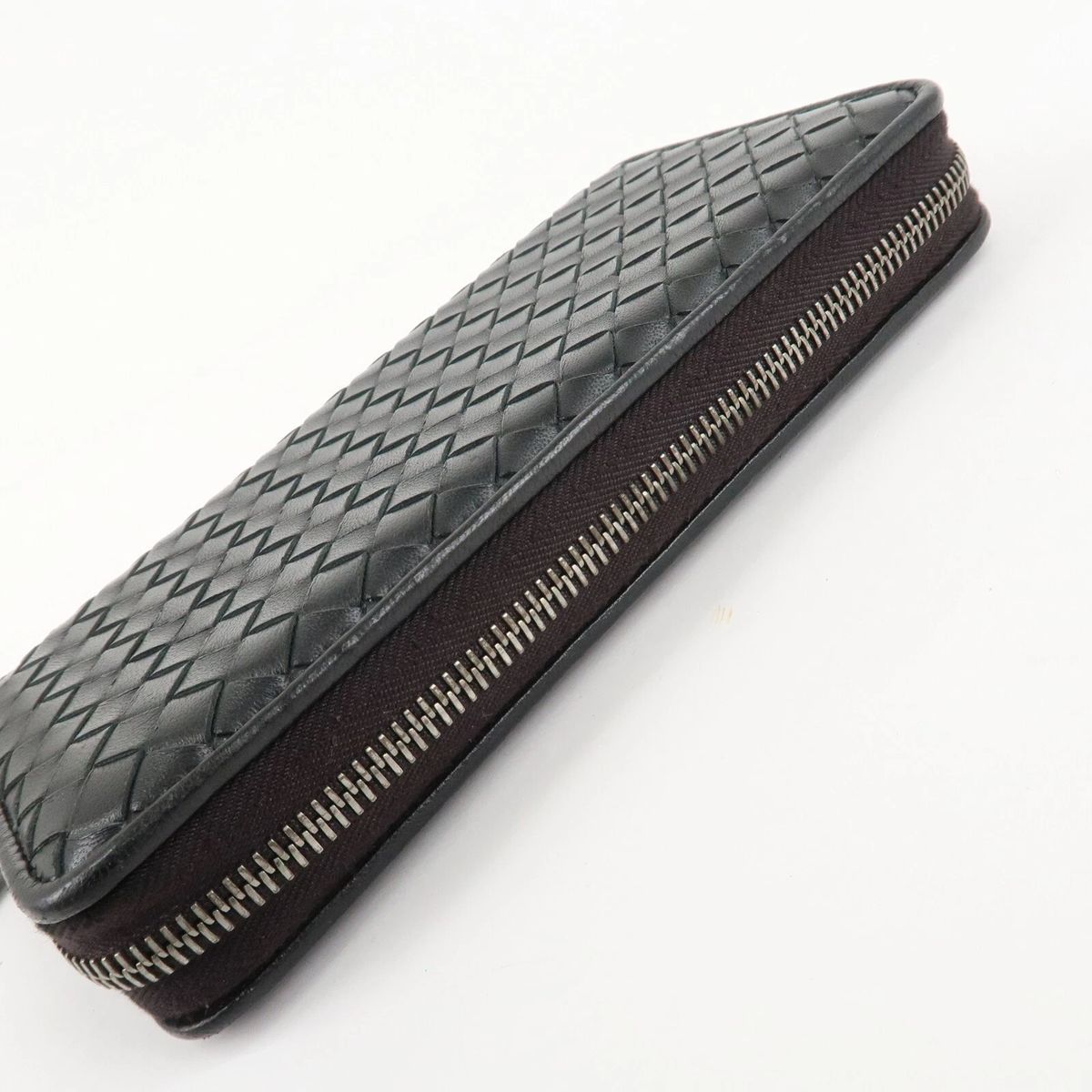 美品】 Bottega Veneta ボッテガ・ヴェネタ イントレチャート ジップ