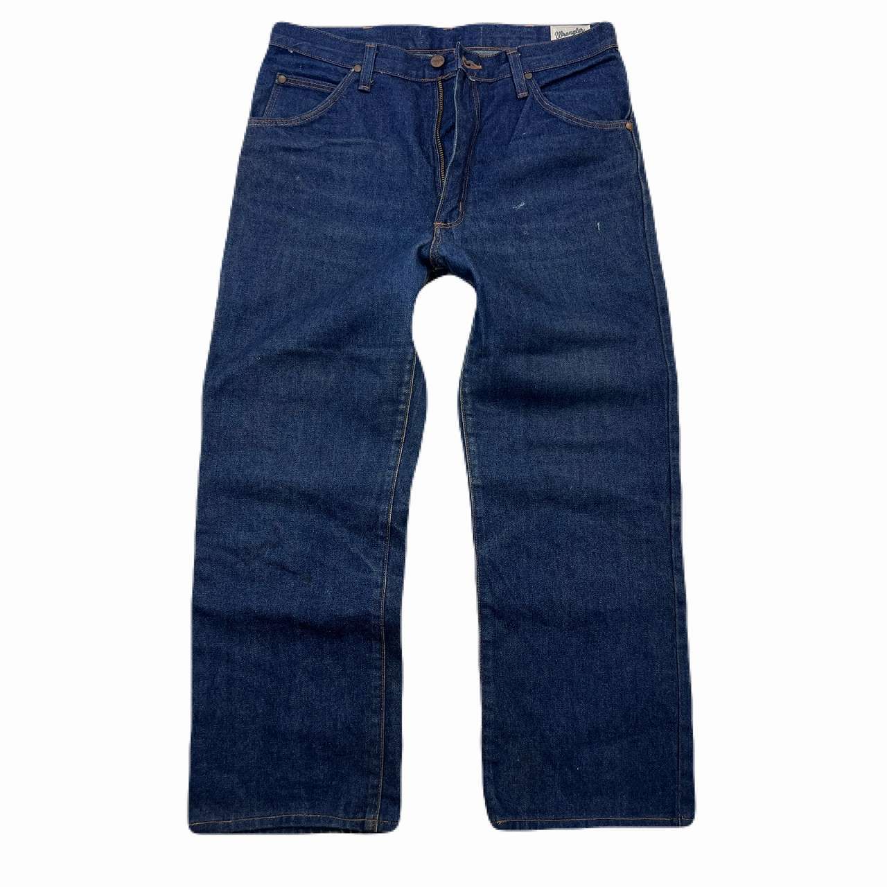 ラングラー デニムパンツ メンズ W34 ストレート 濃紺 MJR-1045 色 
