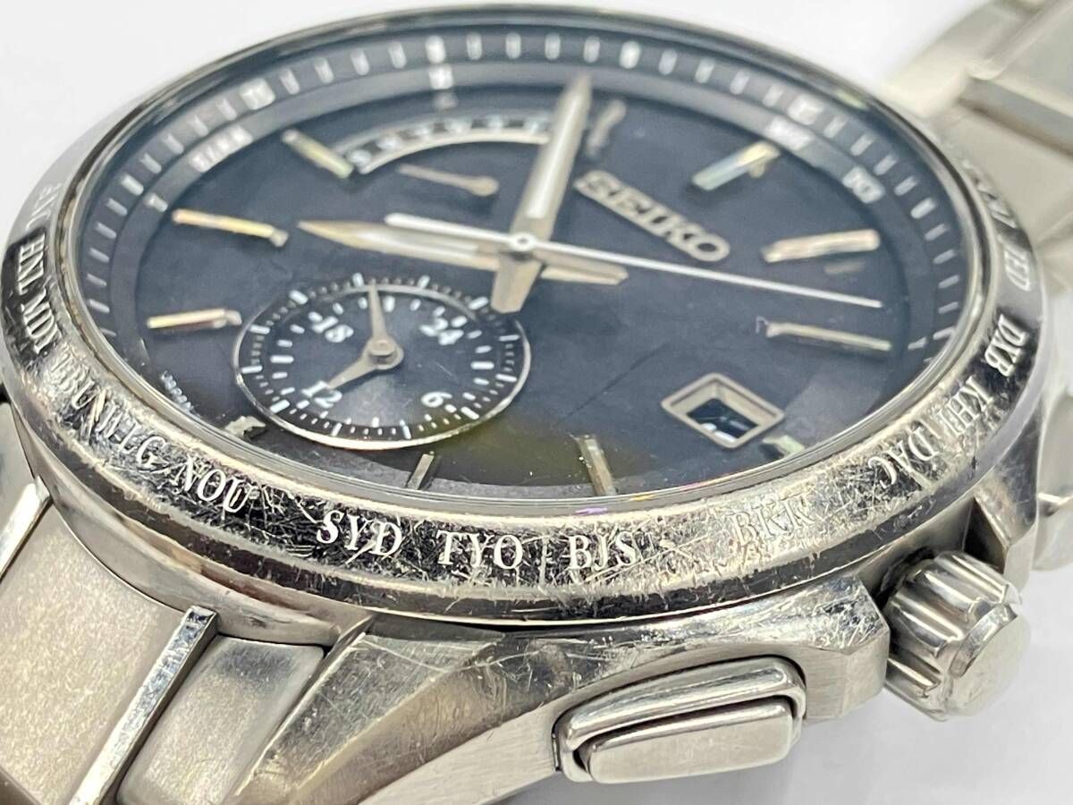 ジャンク 可動品 SEIKO セイコー ブライツ 8B63-0AA0 電波ソーラー 