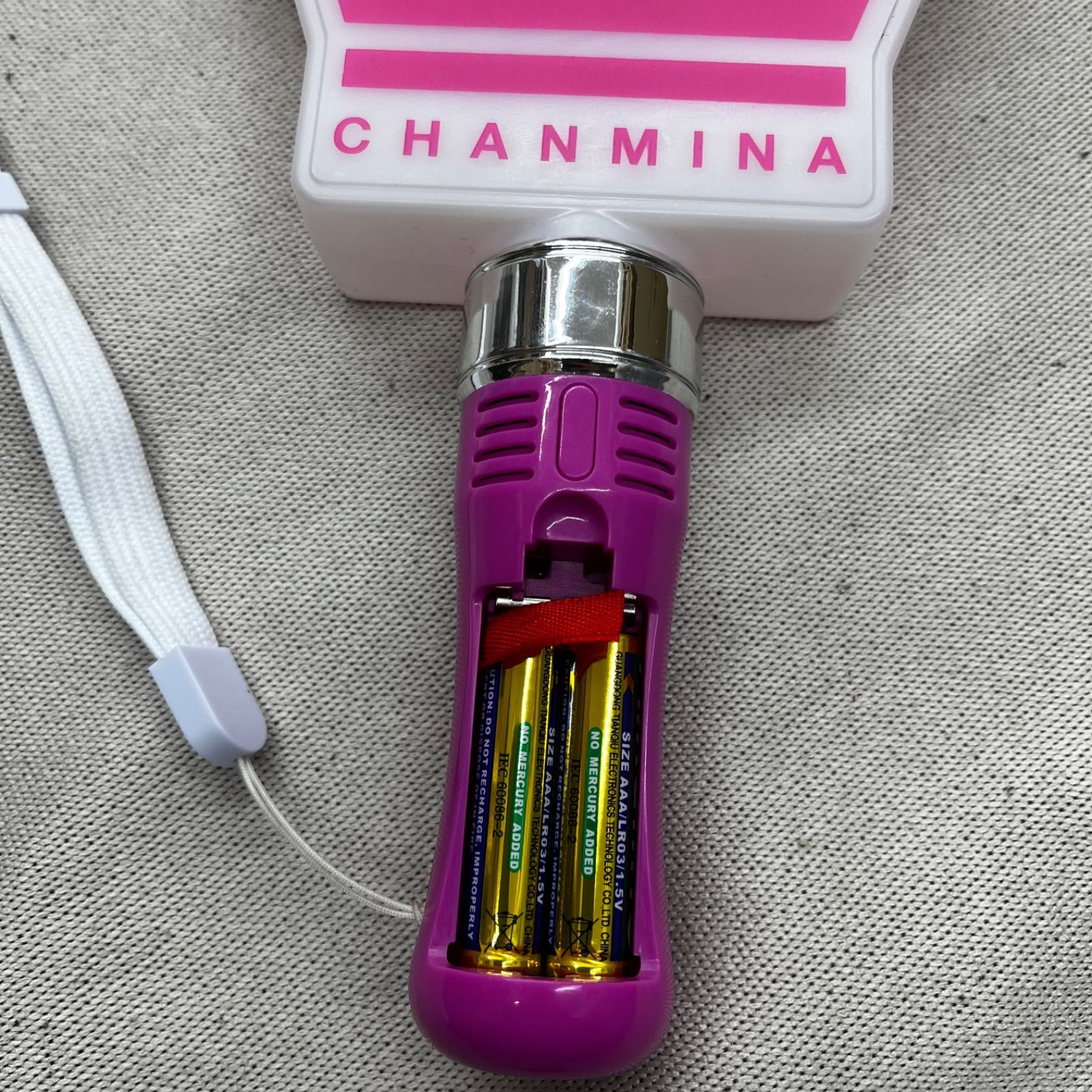 CHANMINA ちゃんみな ペンライト ペンラ ライブ ピンク ストラップ付き