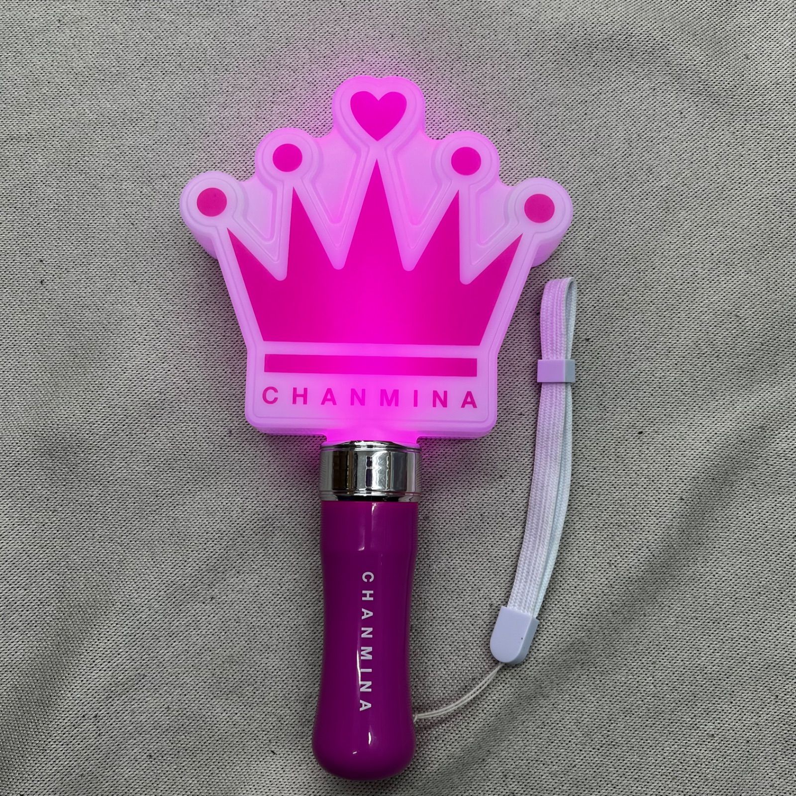 CHANMINA ちゃんみな ペンライト ペンラ ライブ ピンク ストラップ付き