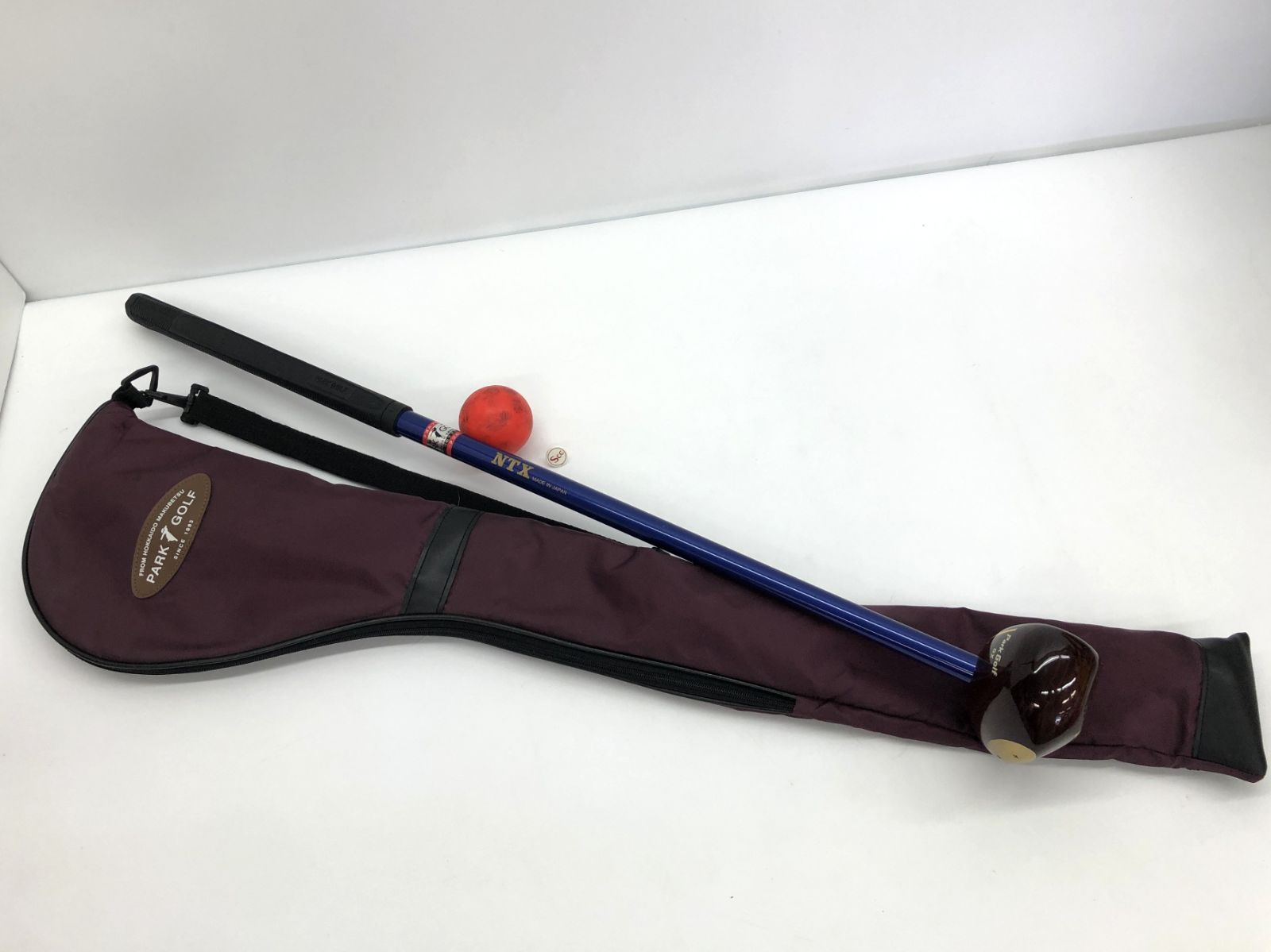 パークゴルフ クラブ NITTAX 二タックス GX クラブケース付き ボール マーカー付き 右利き用