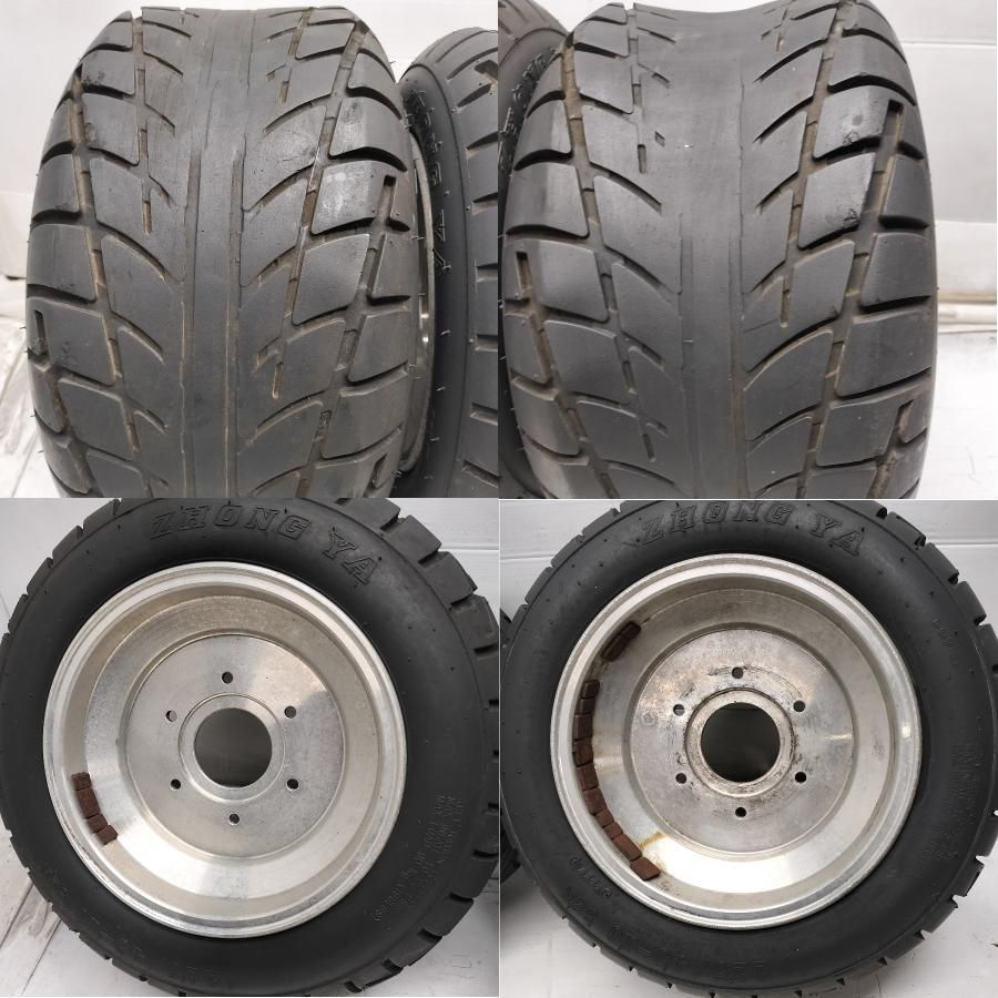 ◇配送先指定あり◇ ＜バイク用 x アルミホイール 2本＞ 225/45-10 