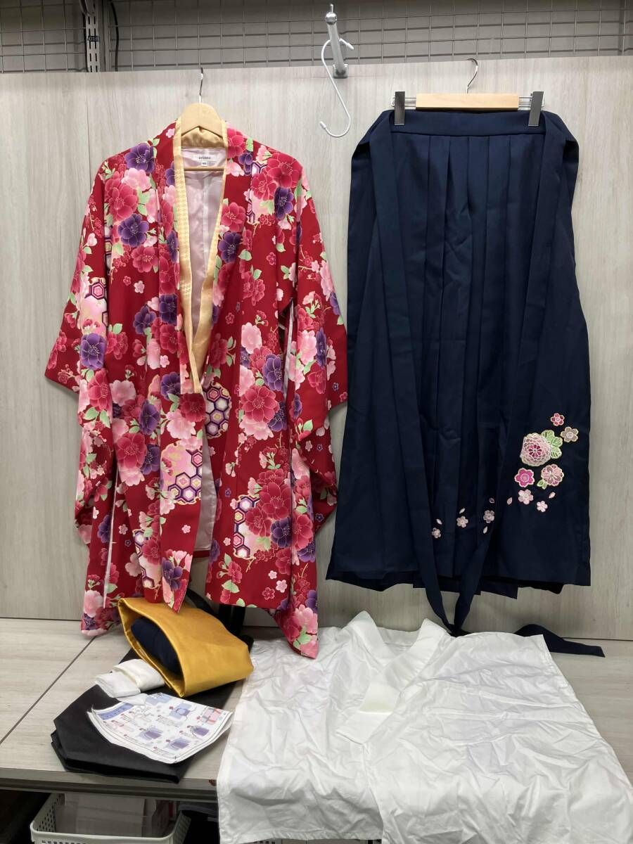 Arisana 袴セット 160cm 女の子 赤系