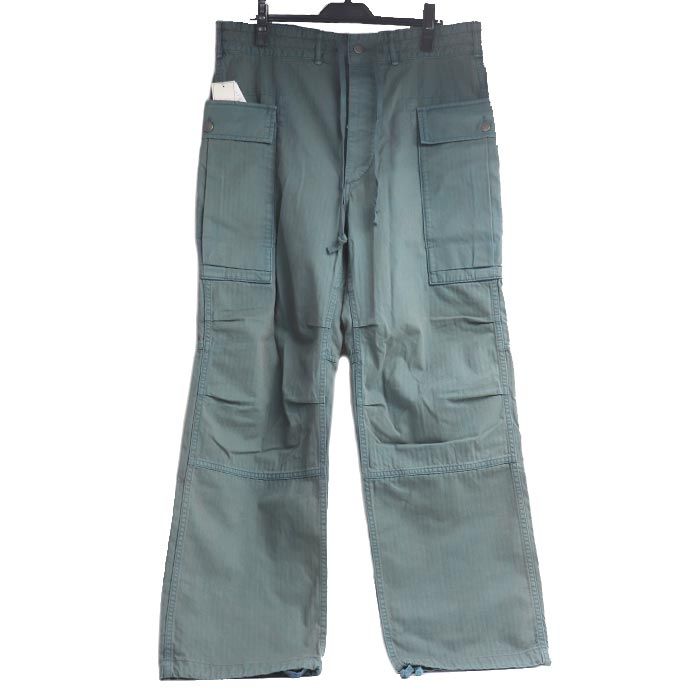RRL ダブルアールエル ヘリンボーン ツイルカーゴ カーゴパンツ ブルー