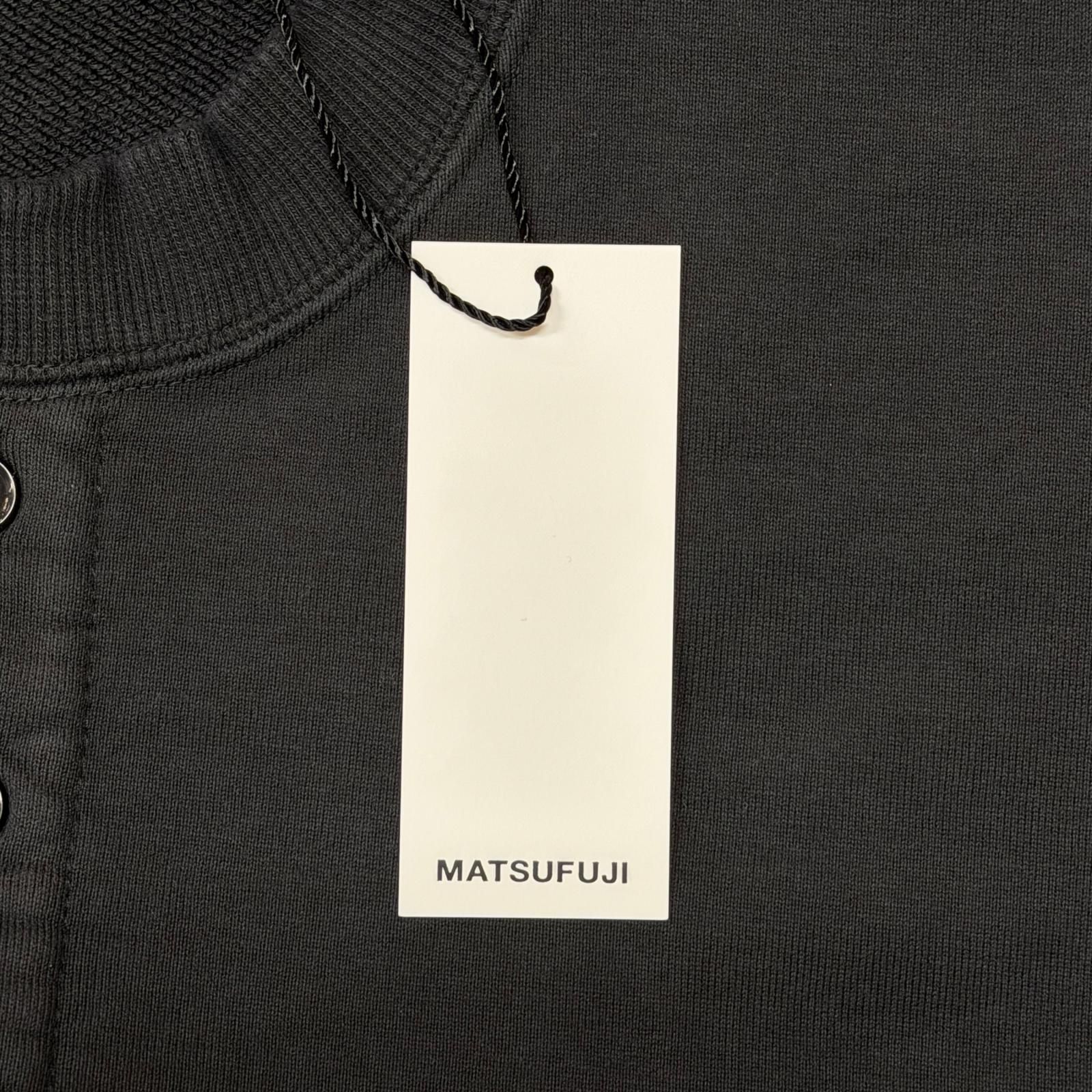 参考上代37400円 MATSUFUJI 25SS HENLEY NECK SWEATSHIRT ヘンリー 