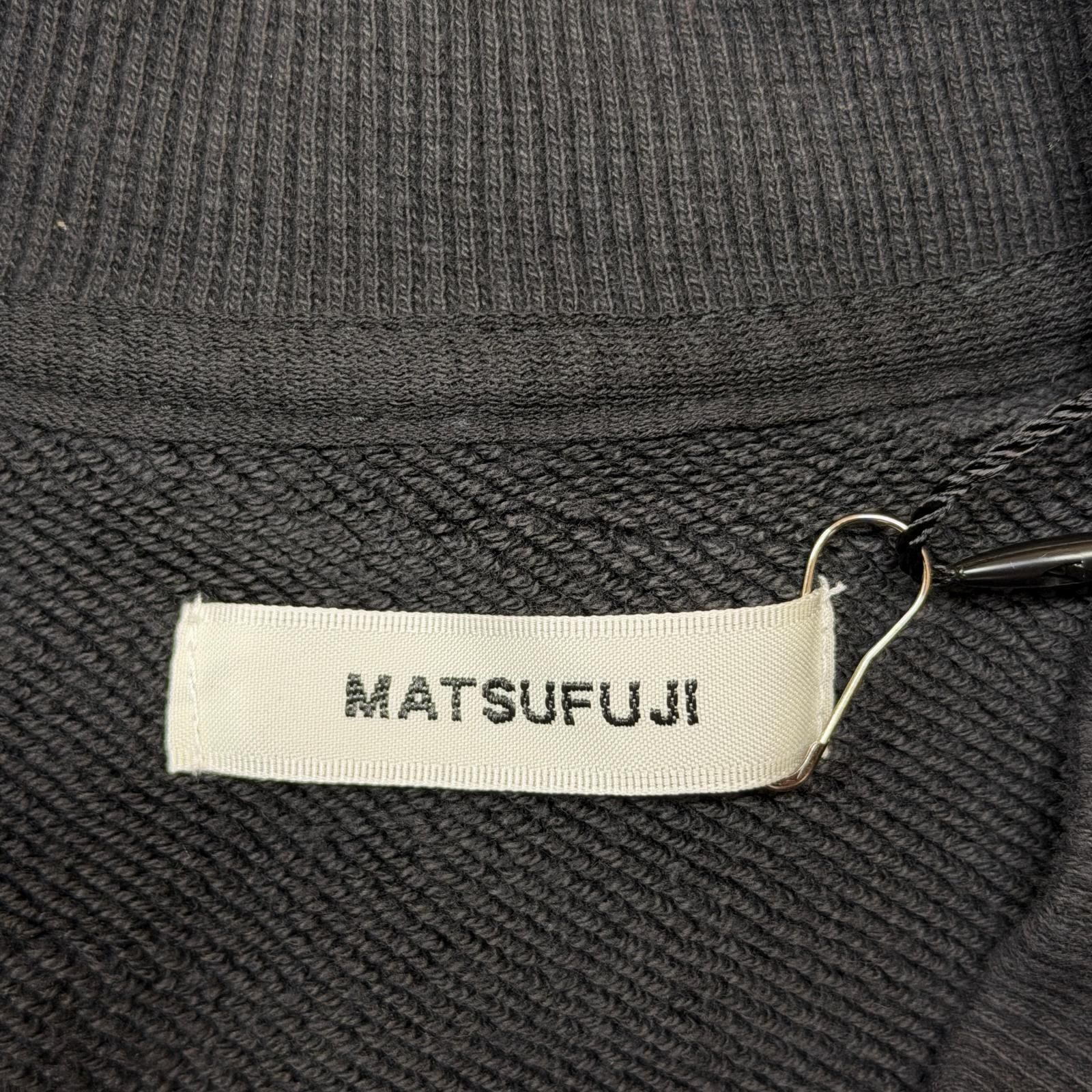 参考上代37400円 MATSUFUJI 25SS HENLEY NECK SWEATSHIRT ヘンリー 