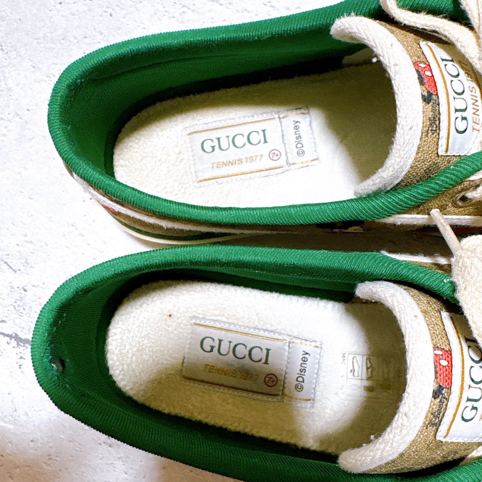 GUCCI ディズニー コラボ スニーカー 26.5cm - メルカリ