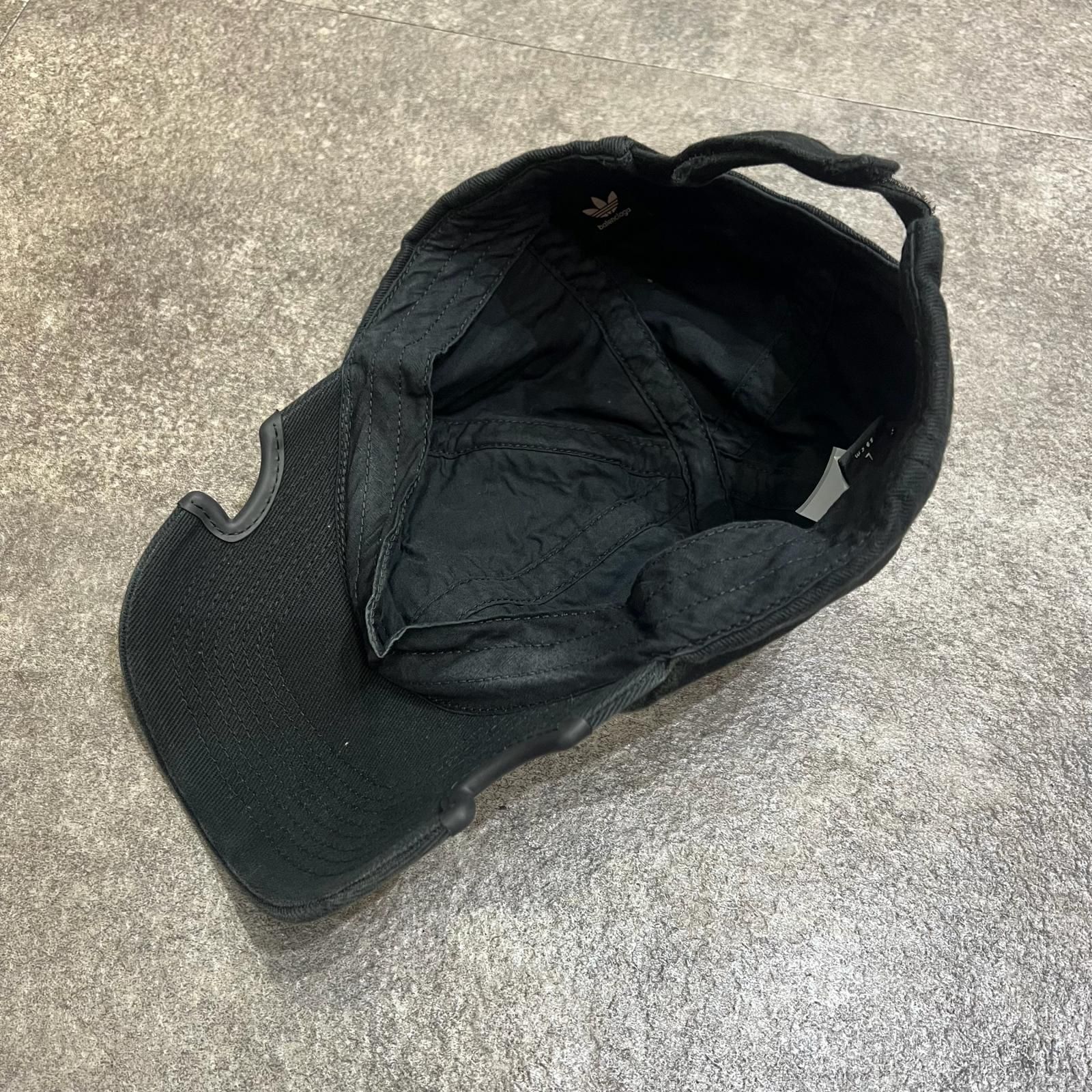 アウトレットファッション BALENCIAGA adidas コラボ 加工 キャップ 