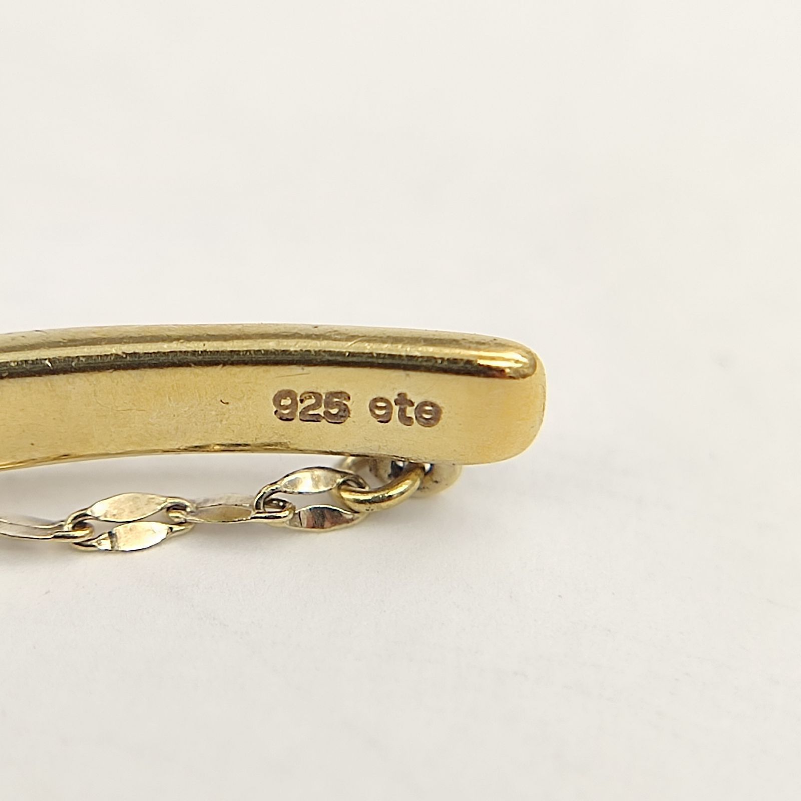美品】ete エテ ツイストチェーンバングル ゴールドカラー シルバー925 