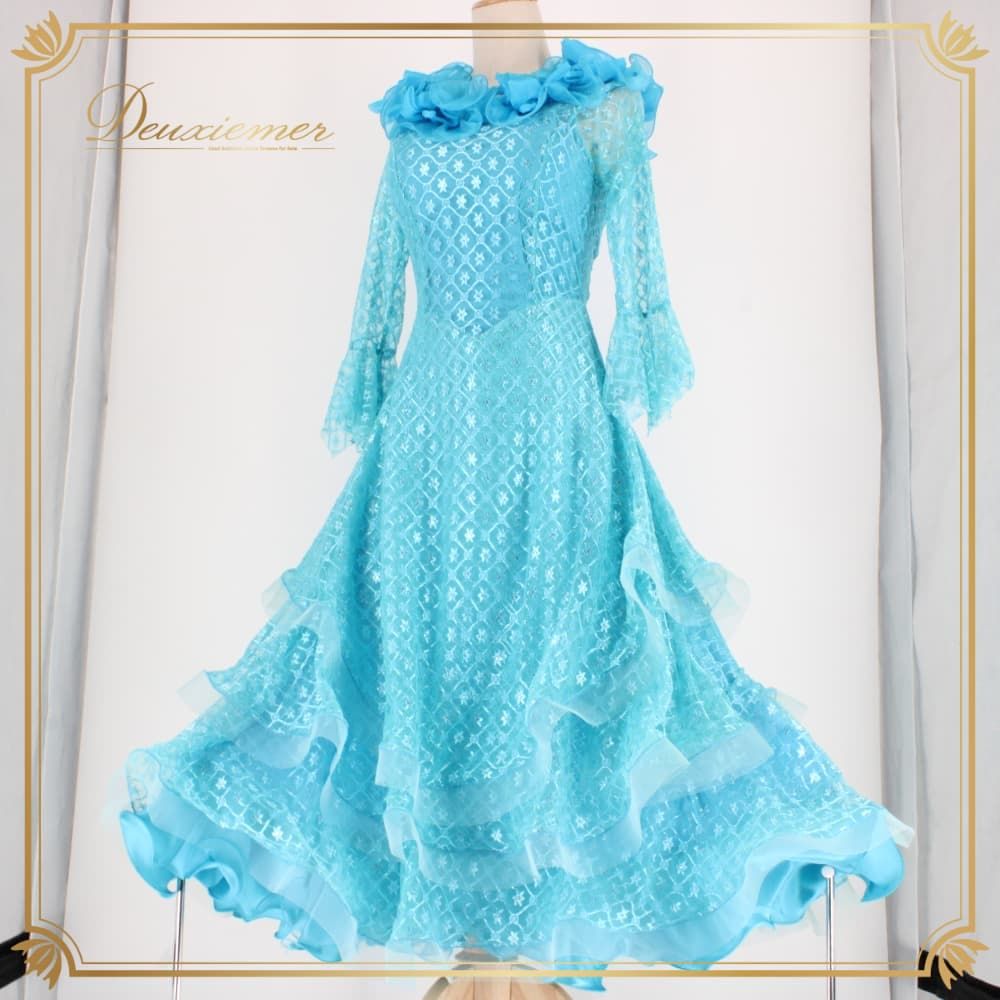 美品 社交ダンス衣装】prima boutique プリマブティック ドレス