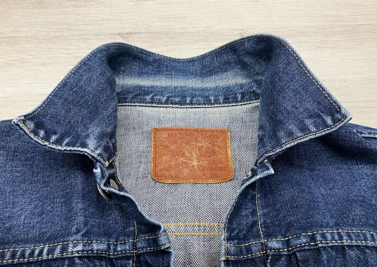 ☆LEVI'S 71506-XX デニムジャケット 38 ボタン裏J22 リーバイス G
