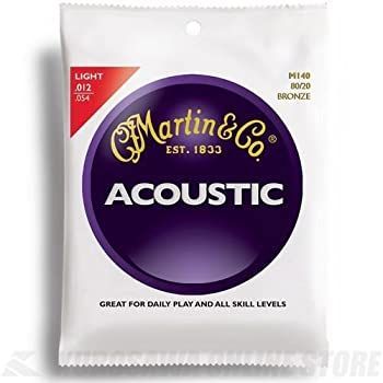 【中古】（非常に良い）Martin アコースティックギター弦 ACOUSTIC?(80/20 Bronze) M-140 Light .012-.054