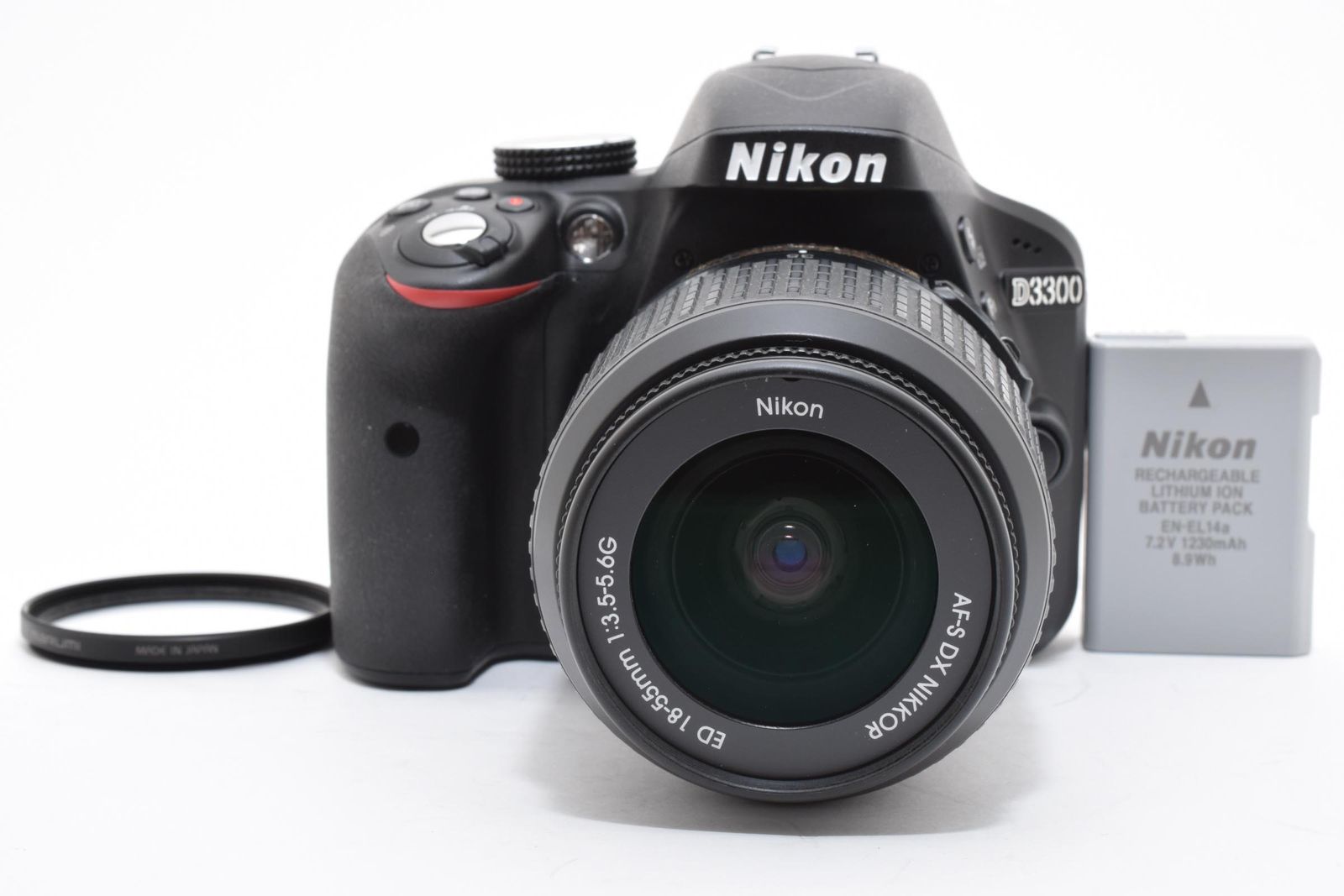 □美品□ニコン Nikon D3300 AF-S NIKKOR 18-55mm F3.5-5.6 G ED 