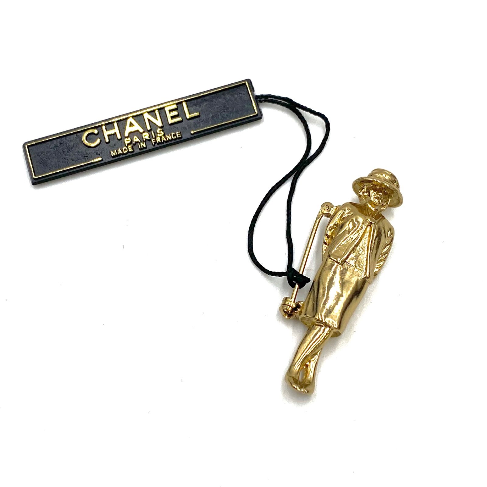 CHANEL シャネル ココ マドモアゼル ブローチ コサージュ ゴールド 